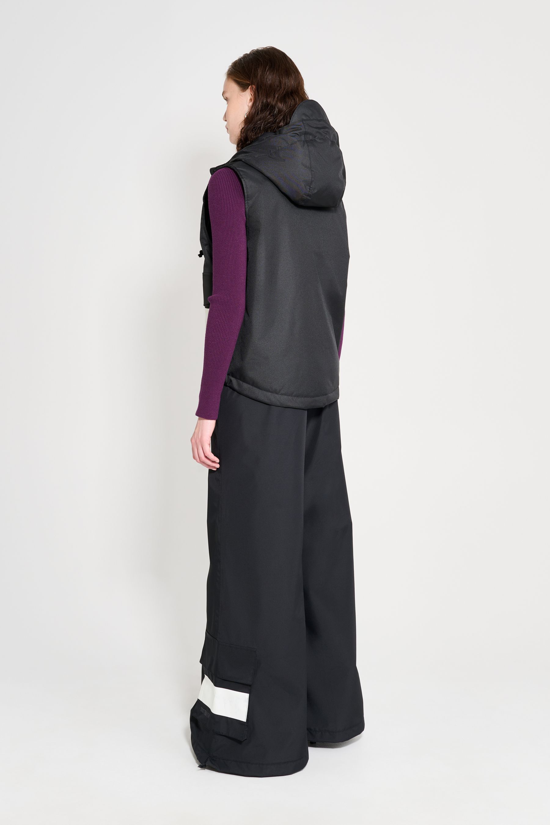 stutterheim abrahamsberg vest black women jackets raincoats