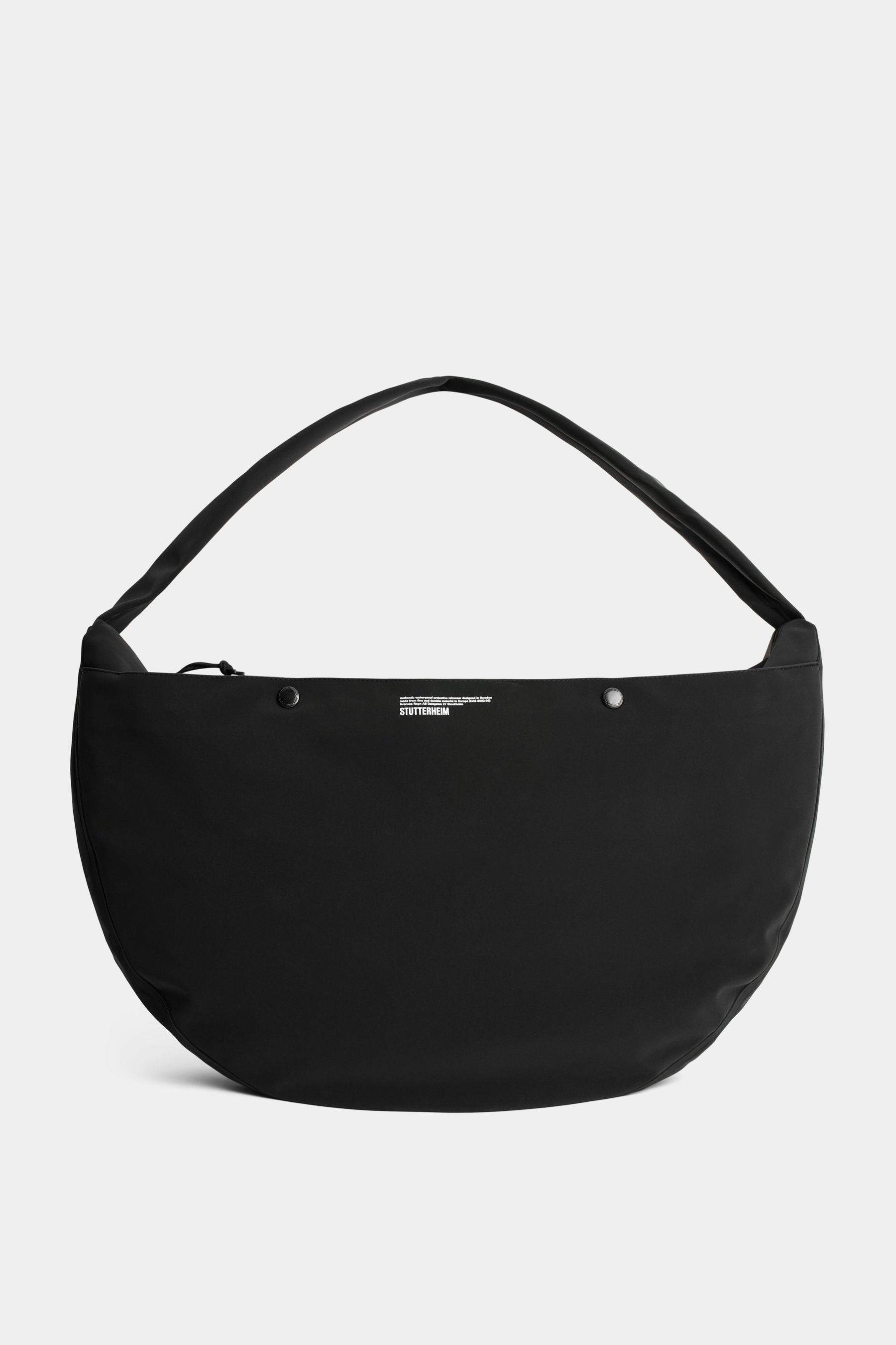 stutterheim adam bag matte black accessories bags crossbody-bags