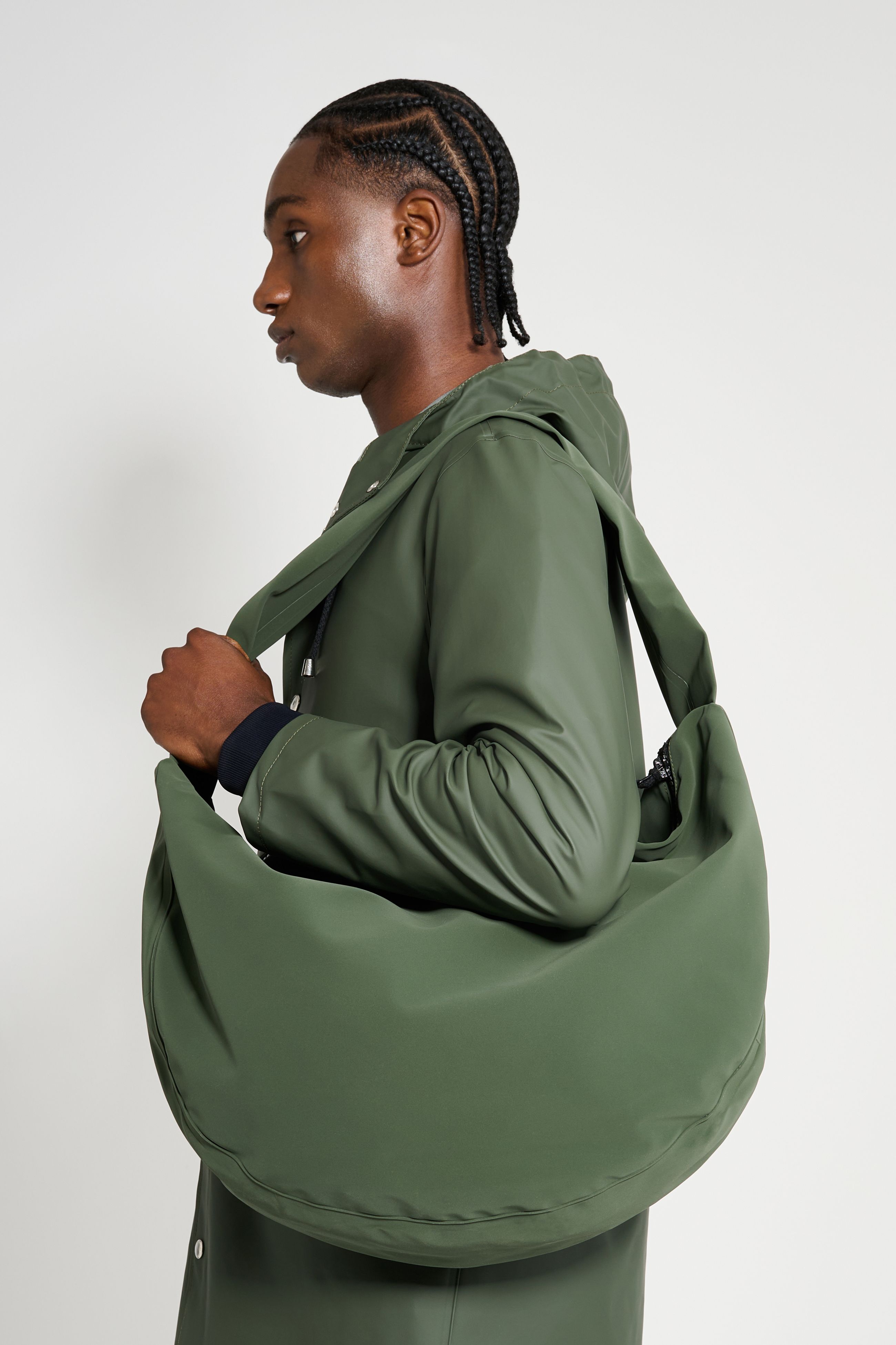 stutterheim adam bag matte green accessories bags crossbody-bags