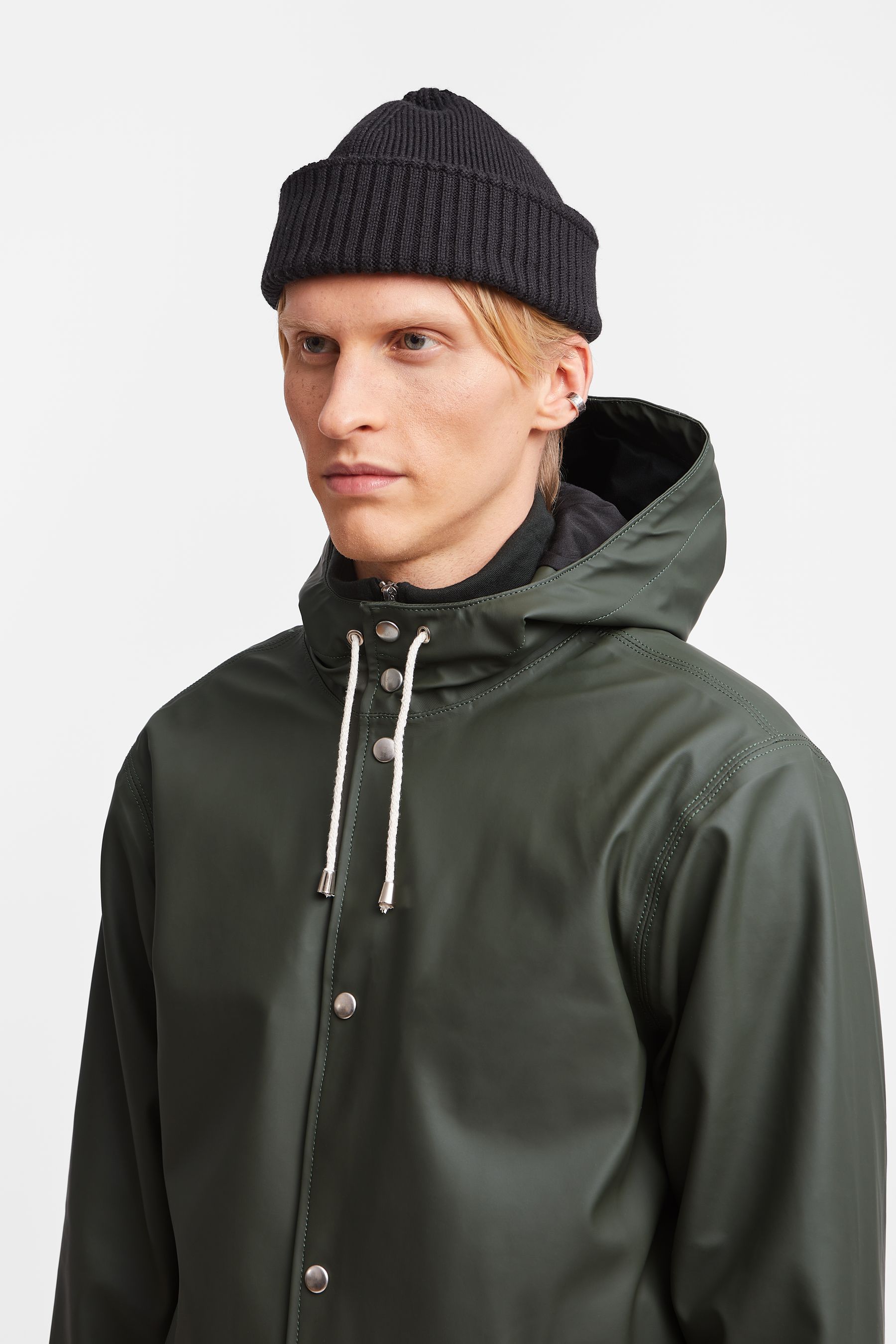 stutterheim arholma raincoat green men jackets raincoats