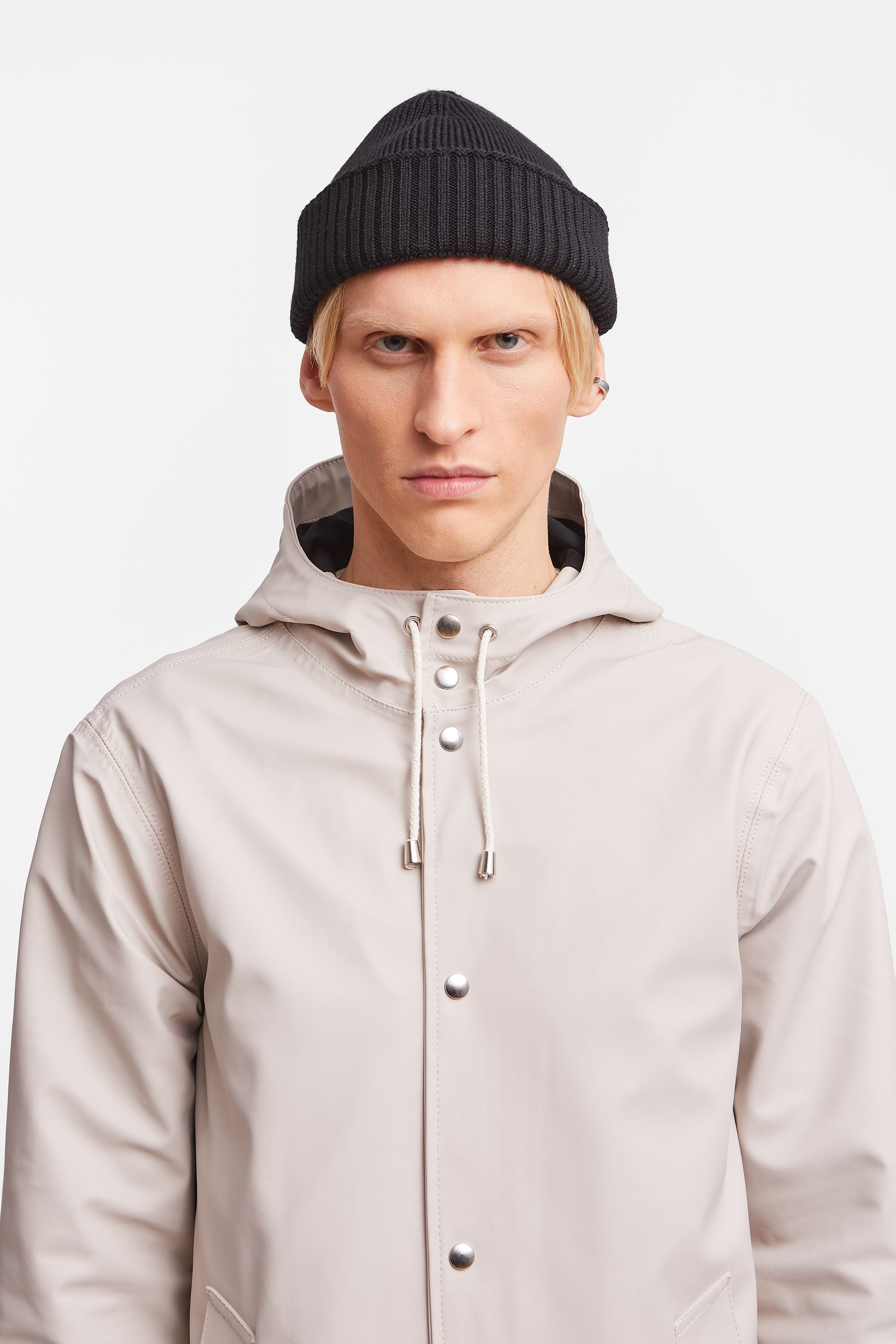 stutterheim arholma raincoat light sand men jackets raincoats