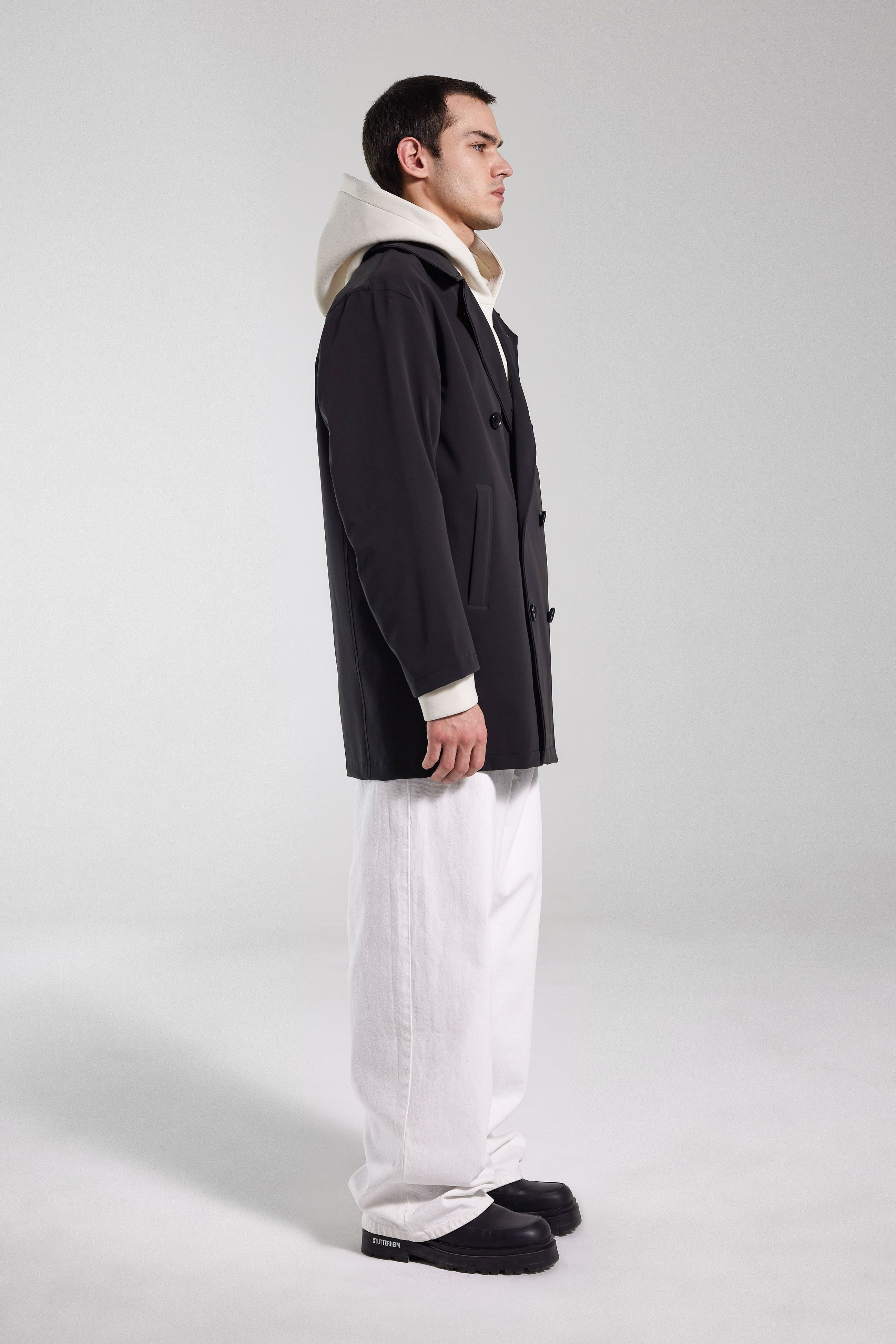 Stutterheim Atvidaberg Raincoat In Black