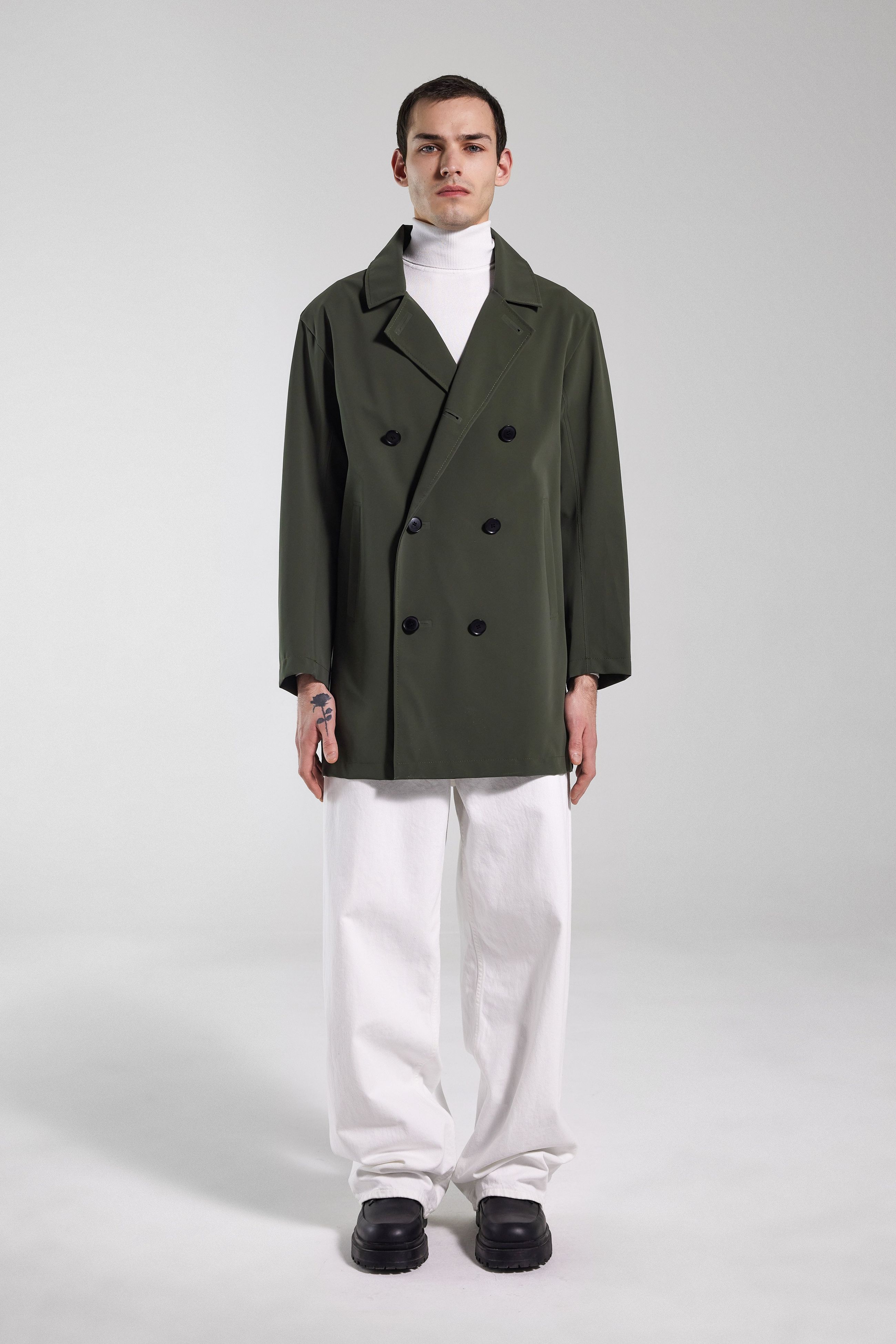 stutterheim atvidaberg raincoat green men jackets raincoats