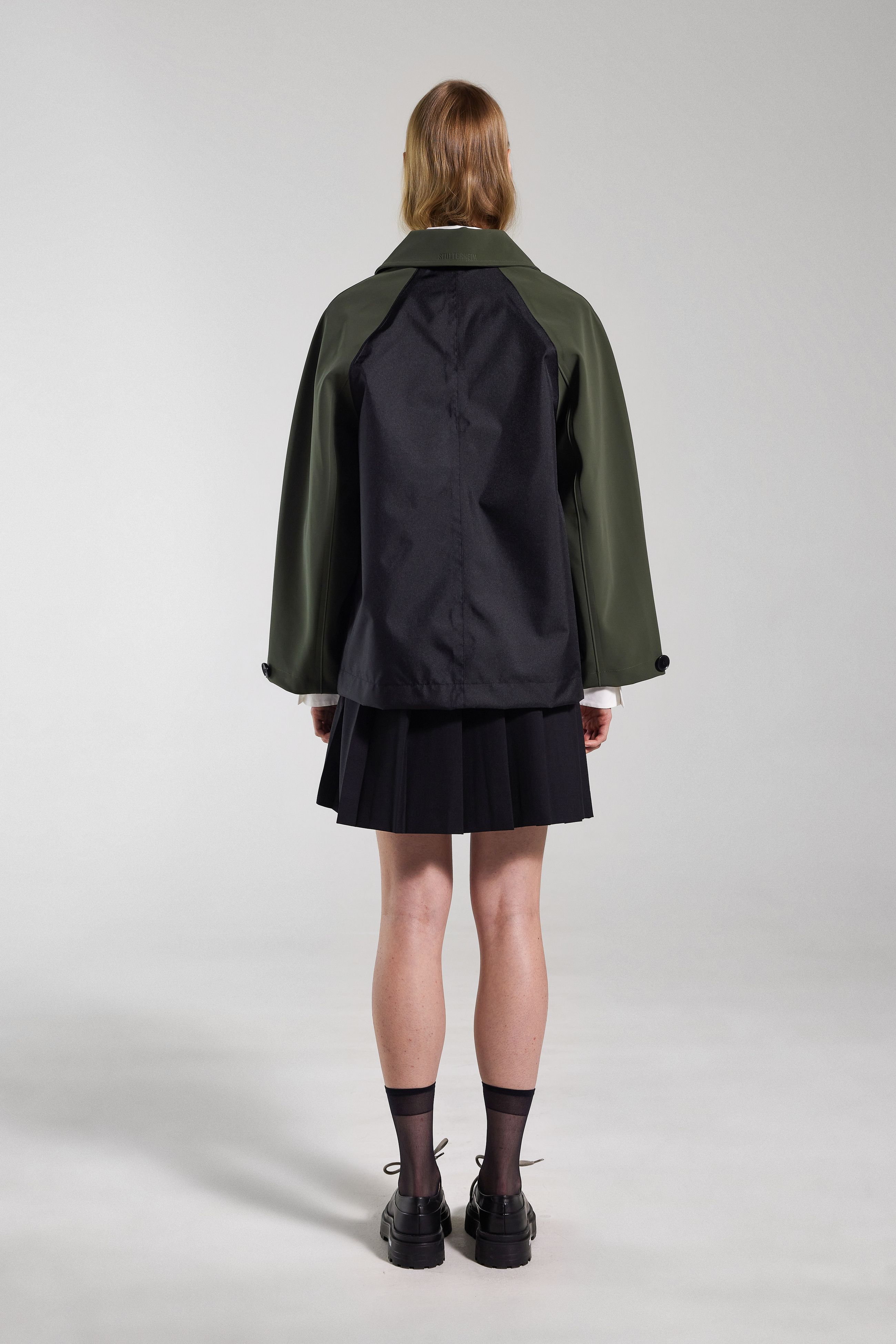 Stutterheim Bandhagen Patch Raincoat In Black
