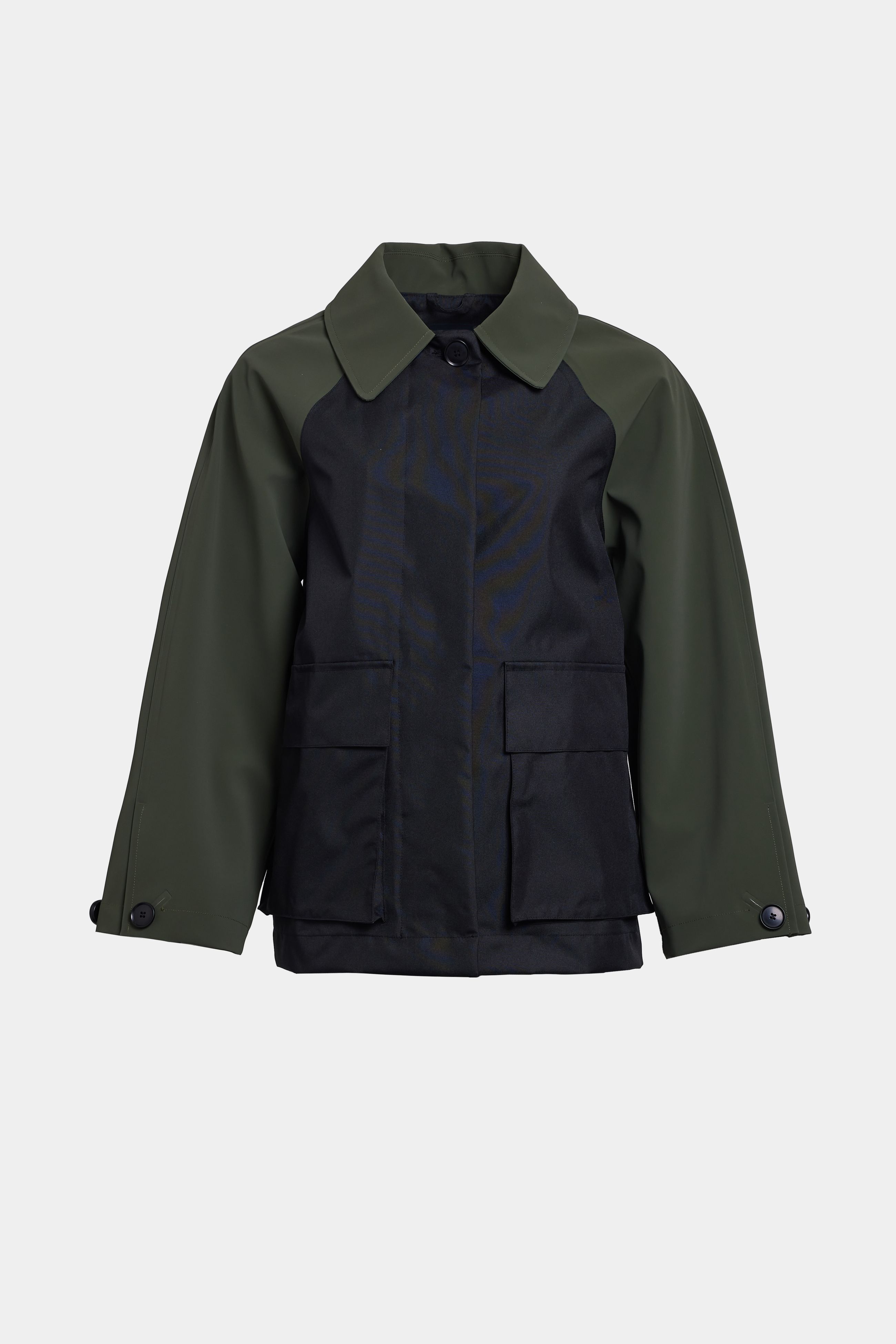 Stutterheim Bandhagen Patch Raincoat In Black