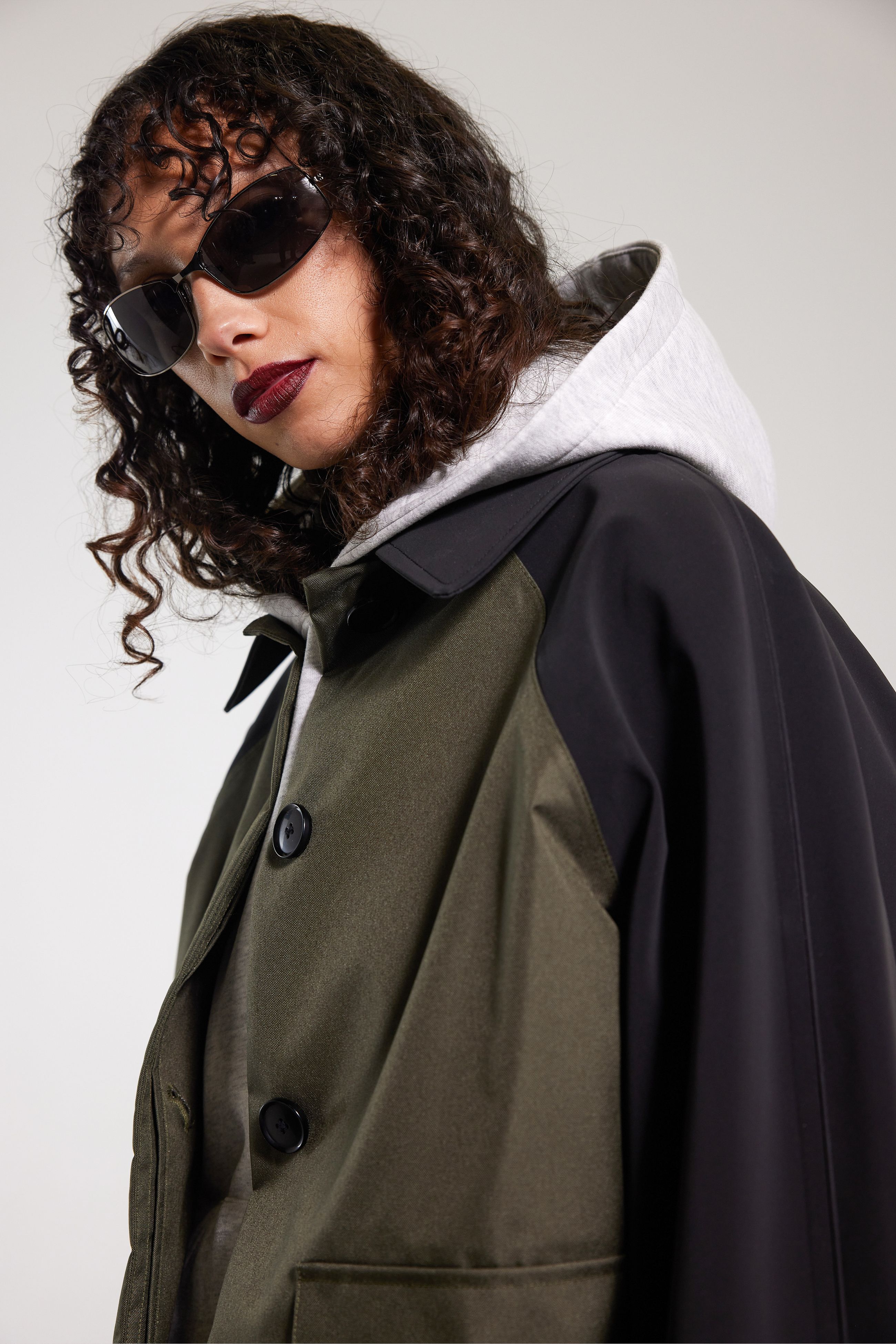 Stutterheim Bandhagen Patch Raincoat In Green