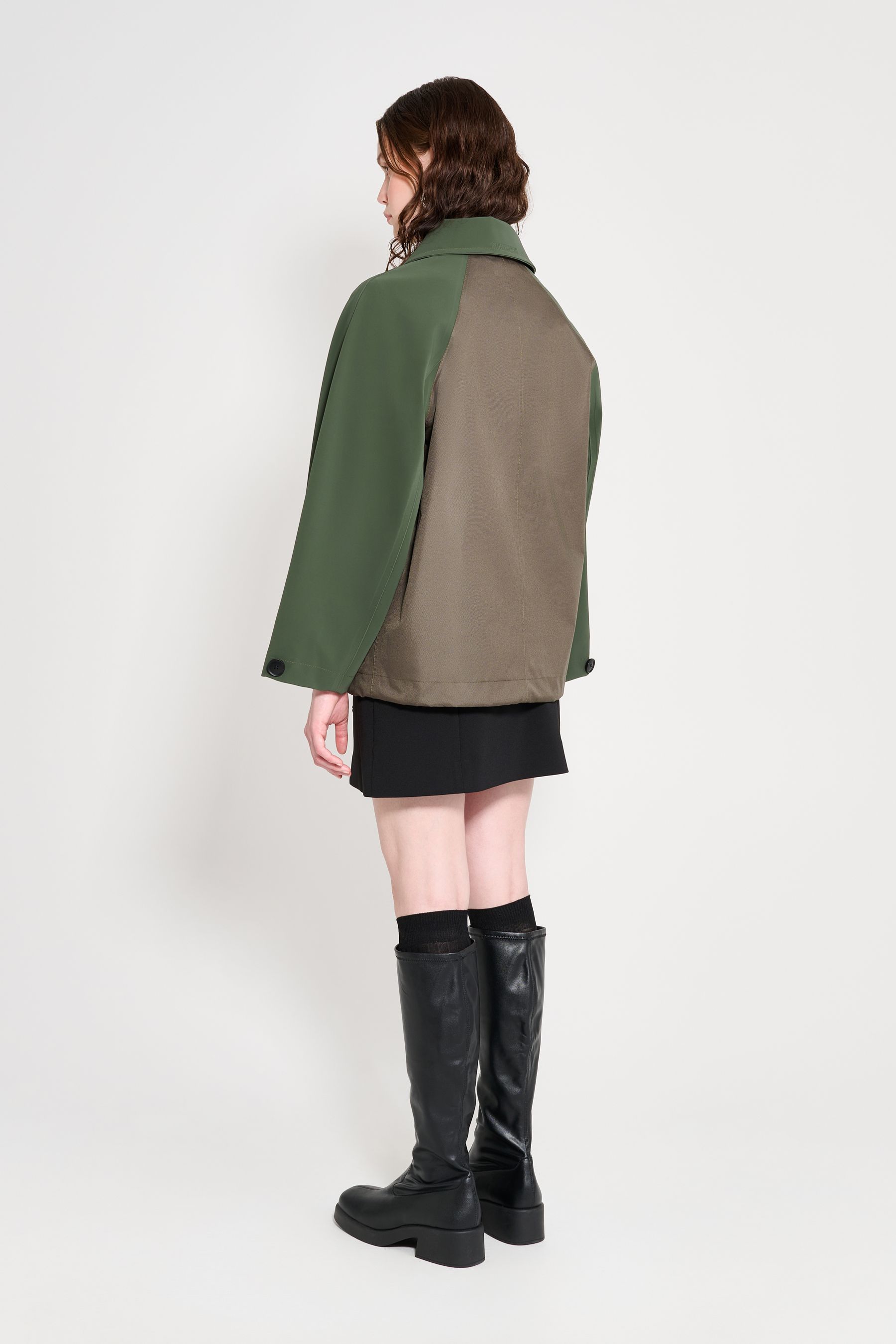 stutterheim bandhagen patch green/green/black women jackets