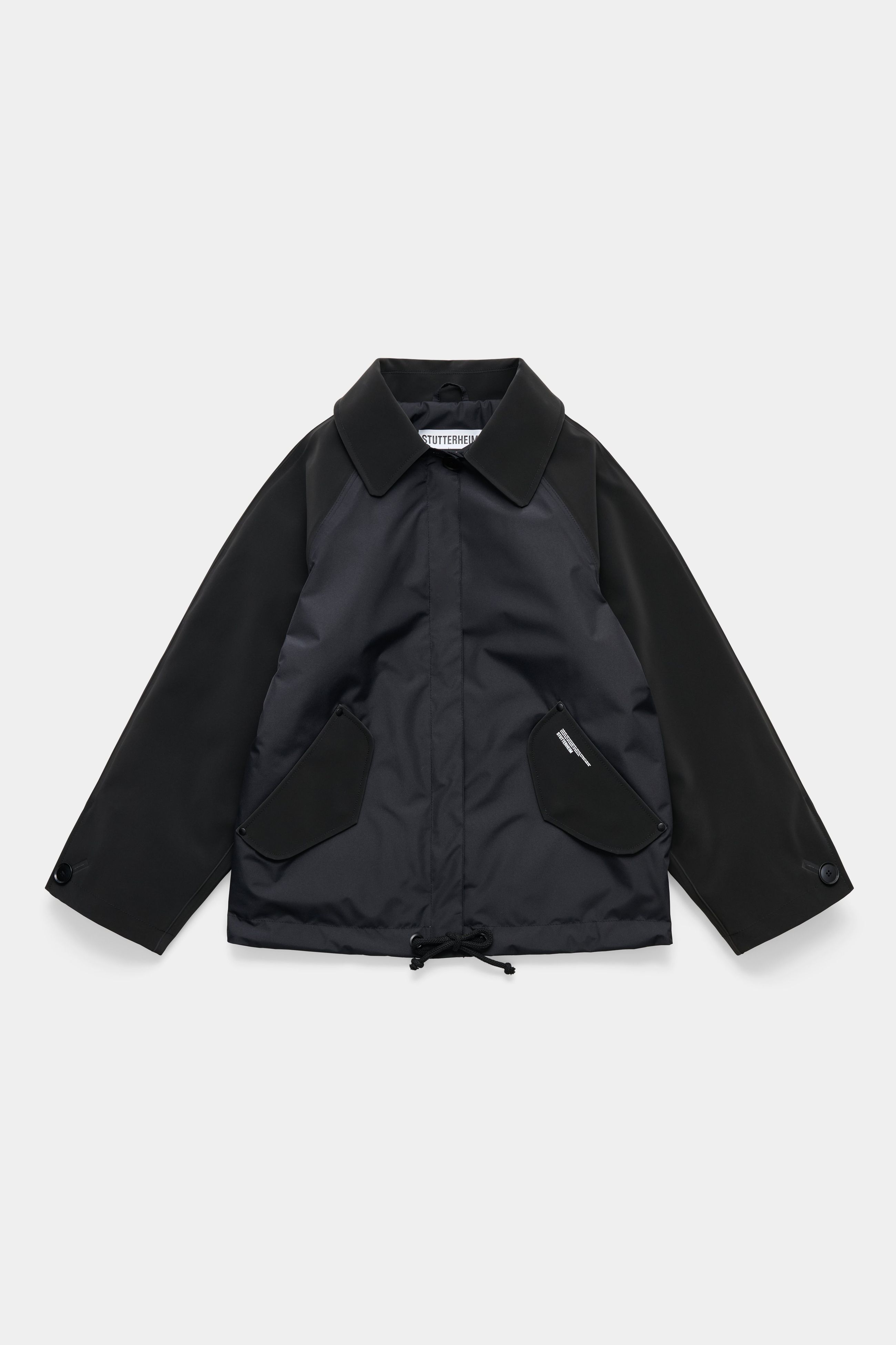 stutterheim bandhagen winter jacket black/black women jackets winter-coats