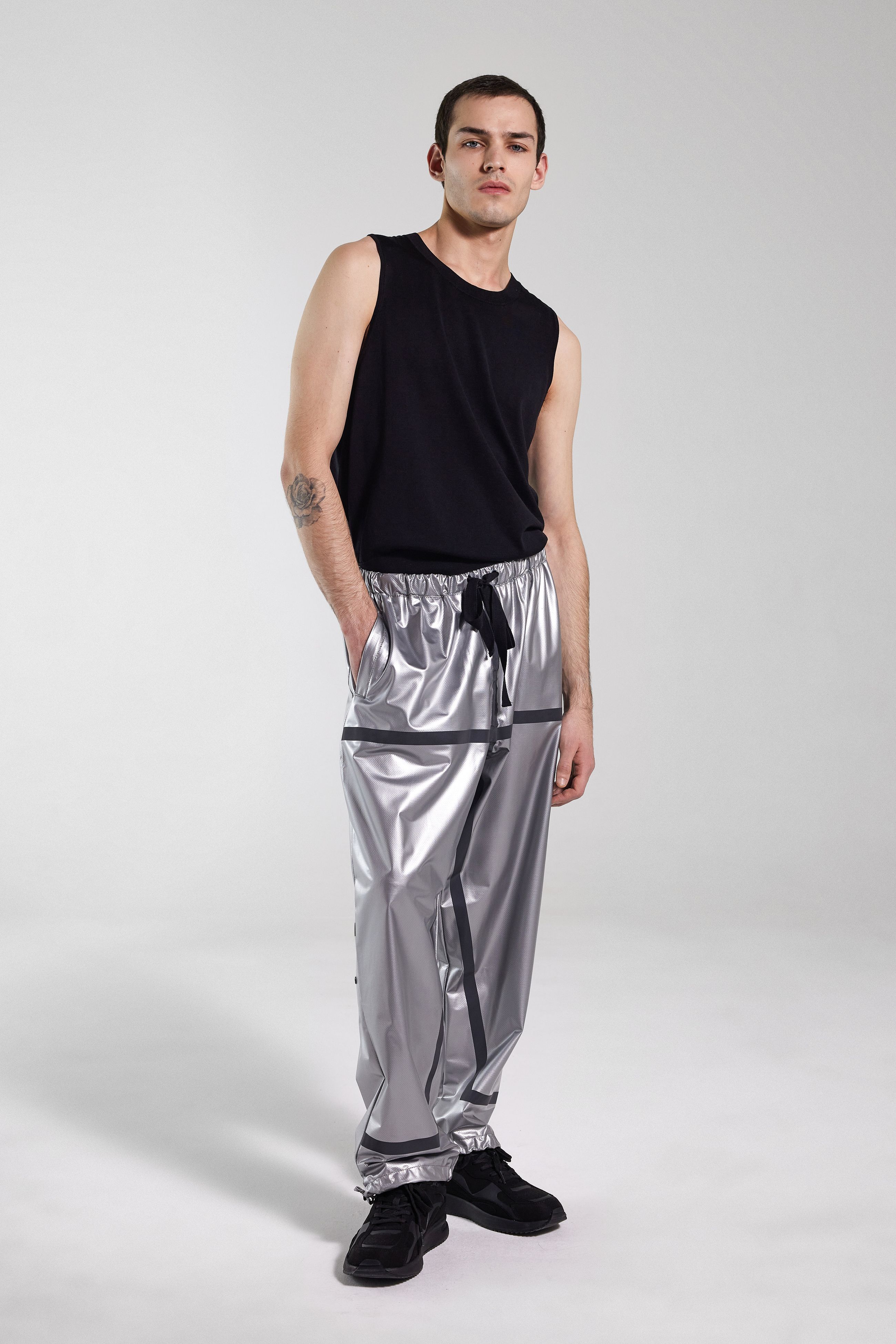 Shop Stutterheim Bash Trouser In Silver