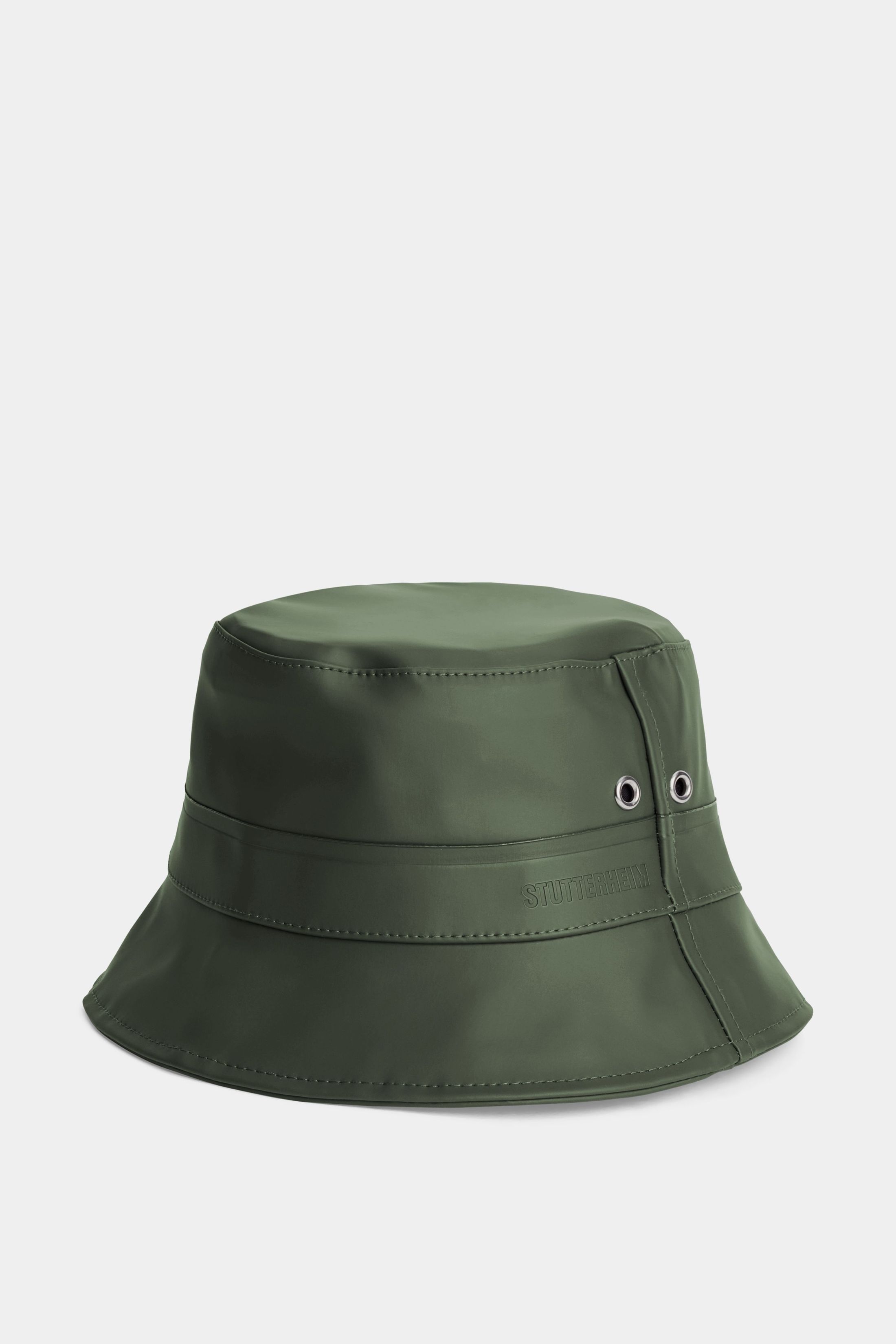 stutterheim beckholmen bucket hat green accessories hats-and-scarves bucket-hats