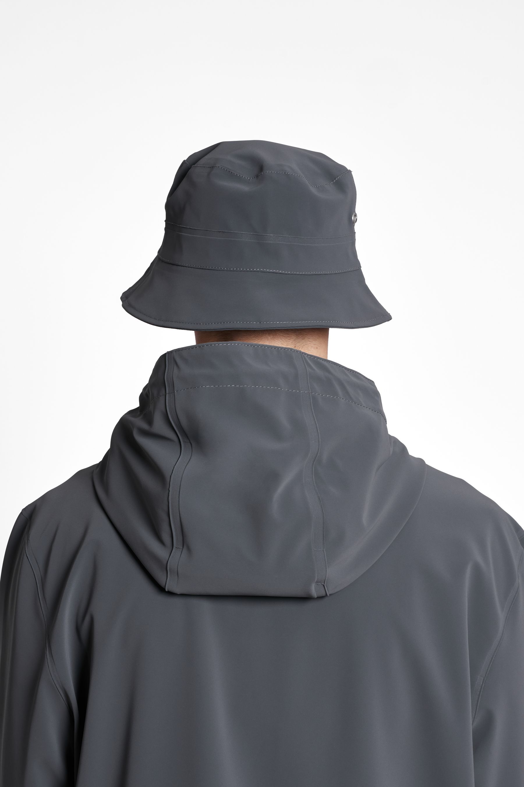 stutterheim beckholmen matte bucket hat charcoal accessories hats-and-scarves bucket-hats