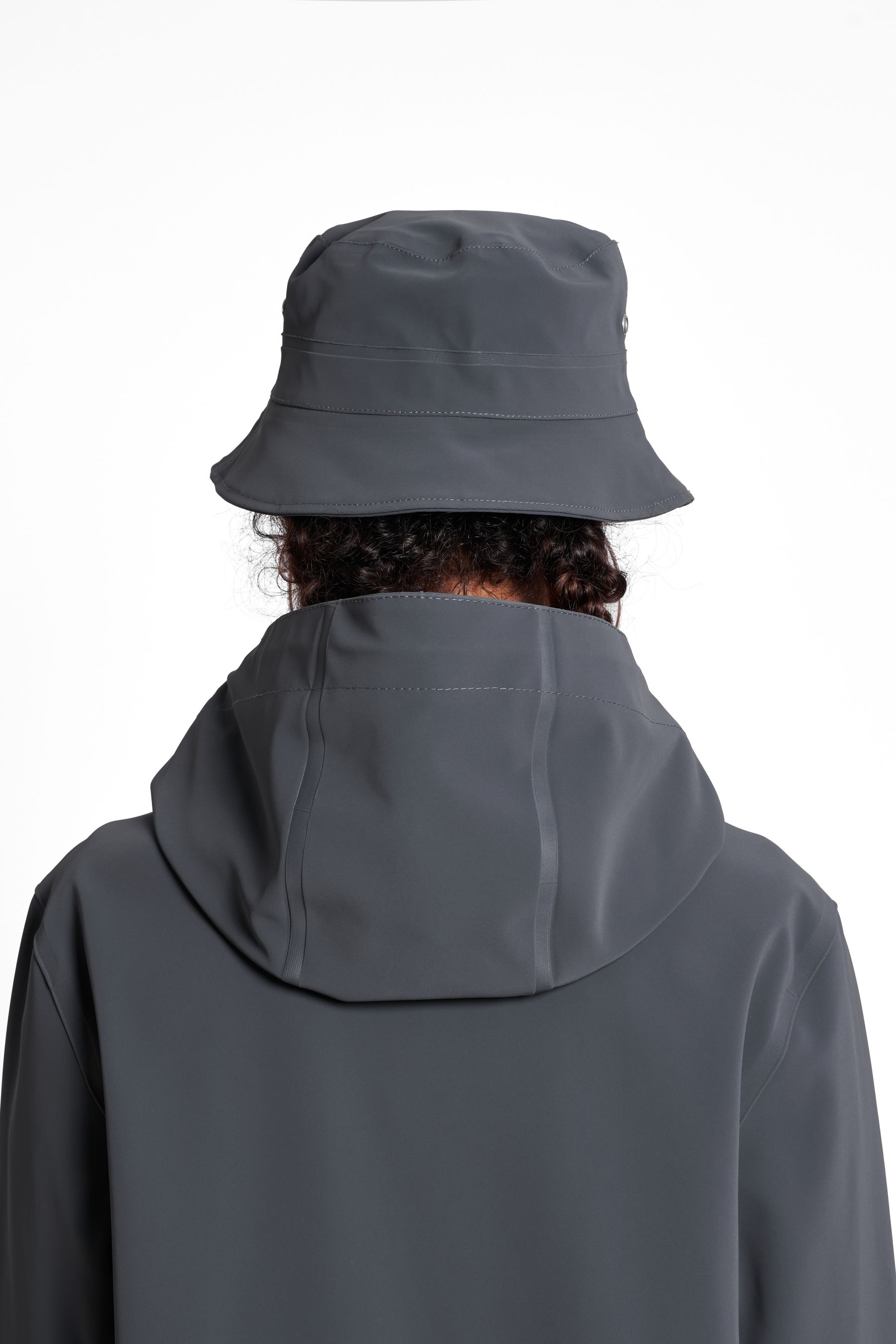 stutterheim beckholmen matte bucket hat charcoal accessories hats-and-scarves bucket-hats