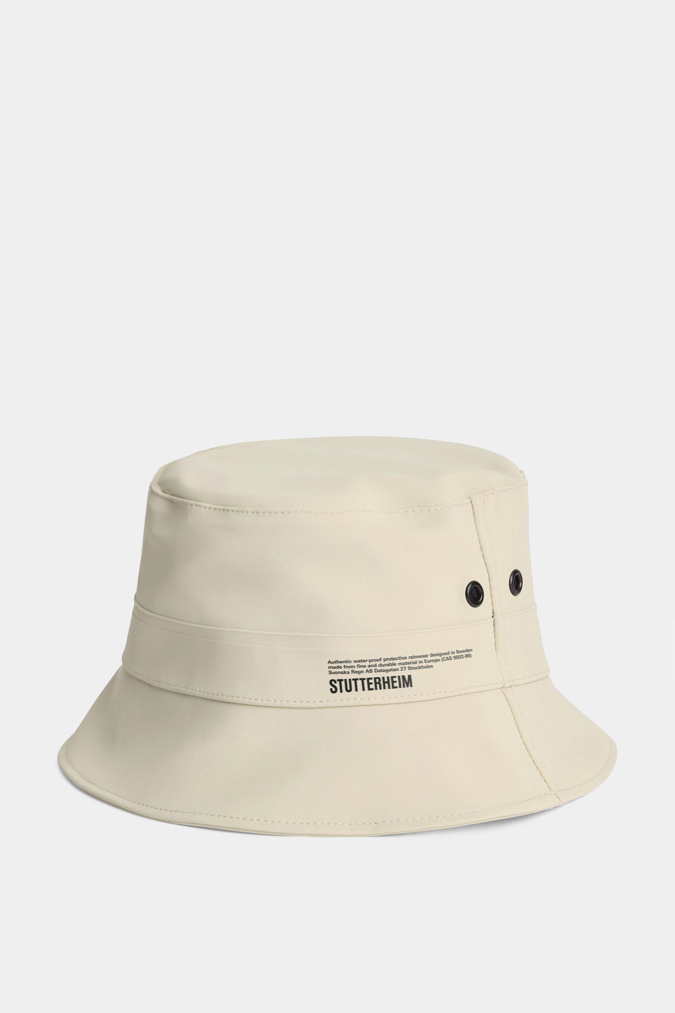 stutterheim beckholmen matte bucket hat pelican accessories hats-and-scarves bucket-hats