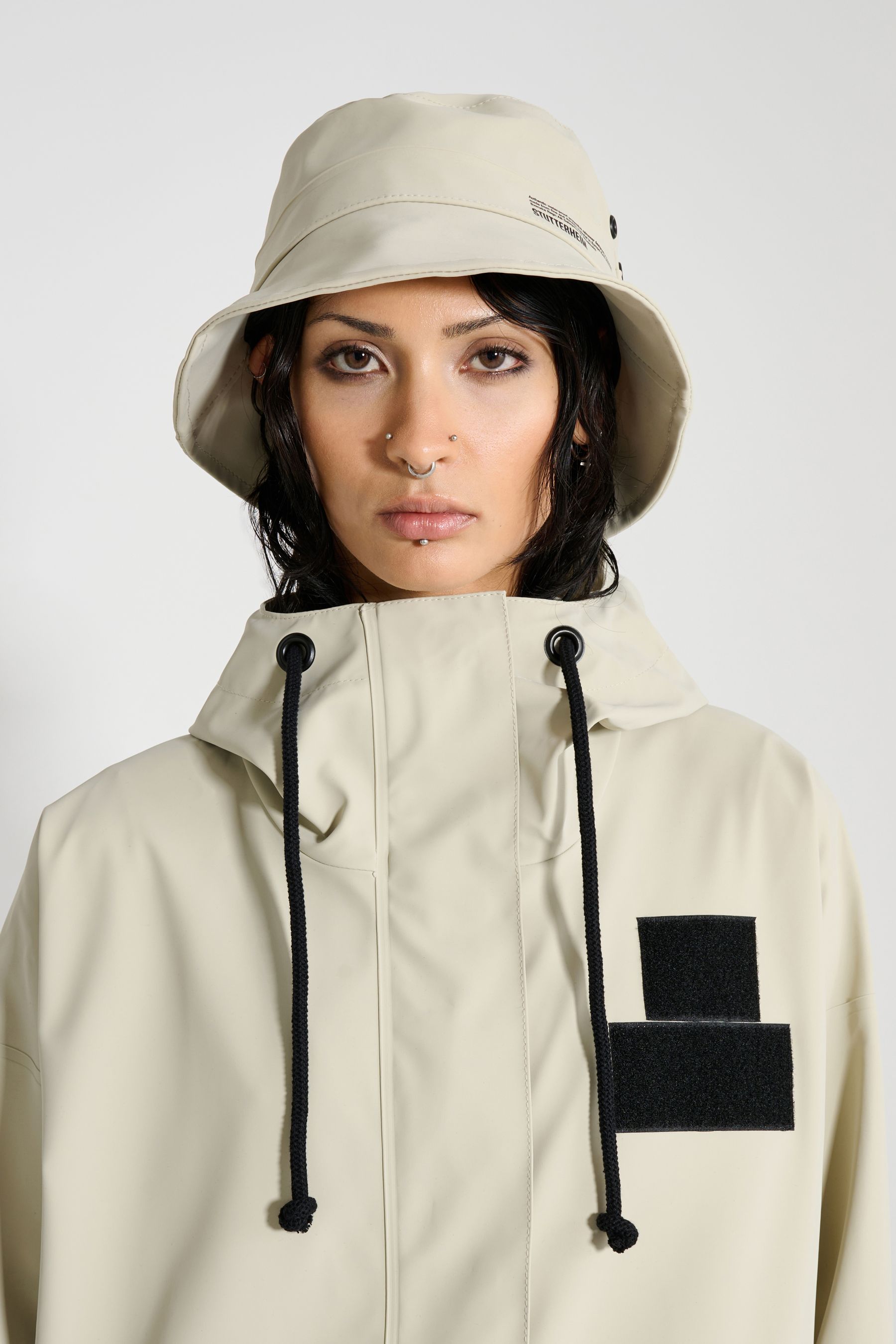 stutterheim beckholmen matte bucket hat pelican accessories hats-and-scarves bucket-hats