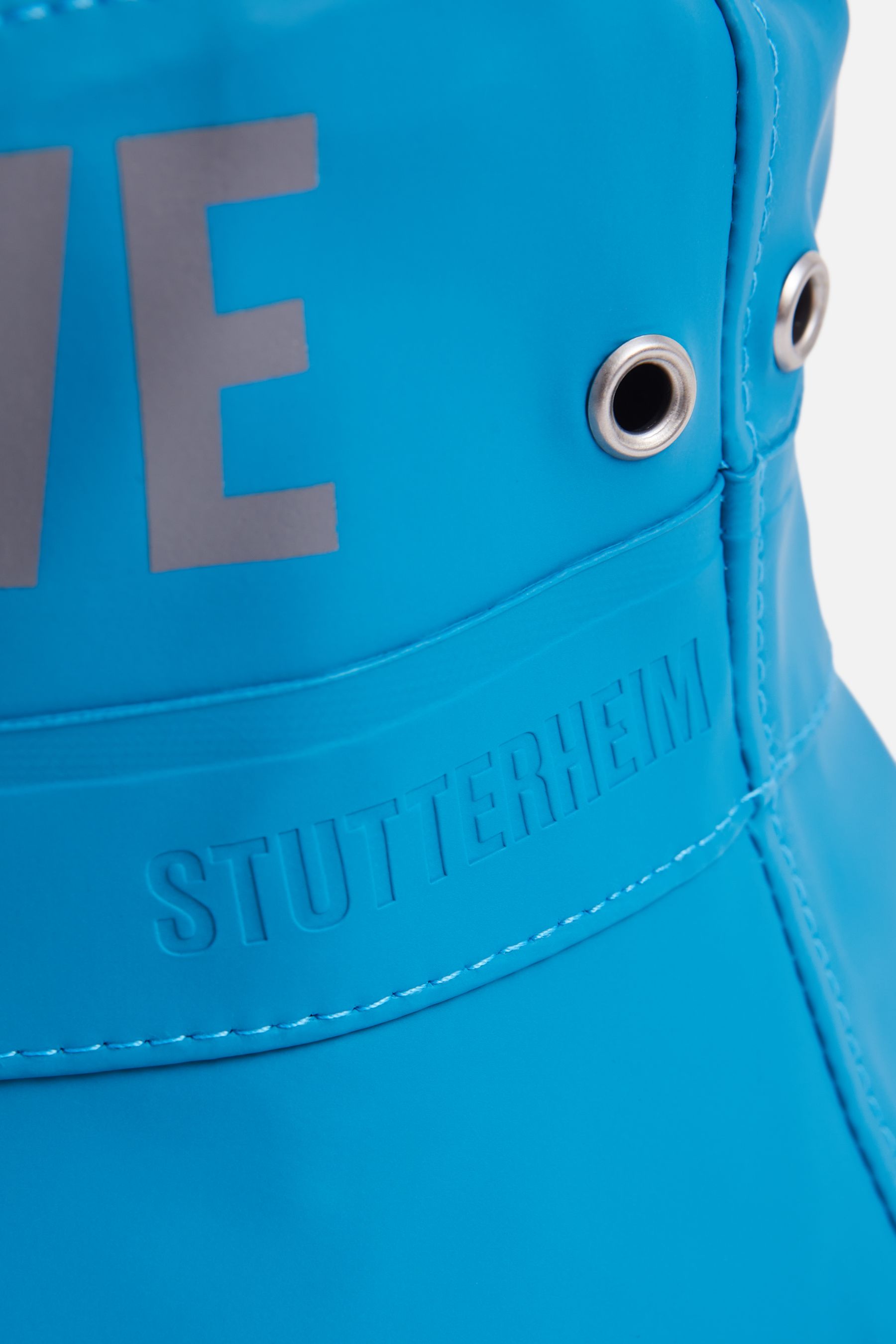 stutterheim beckholmen bucket hat mosaic blue accessories hats-and-scarves bucket-hats