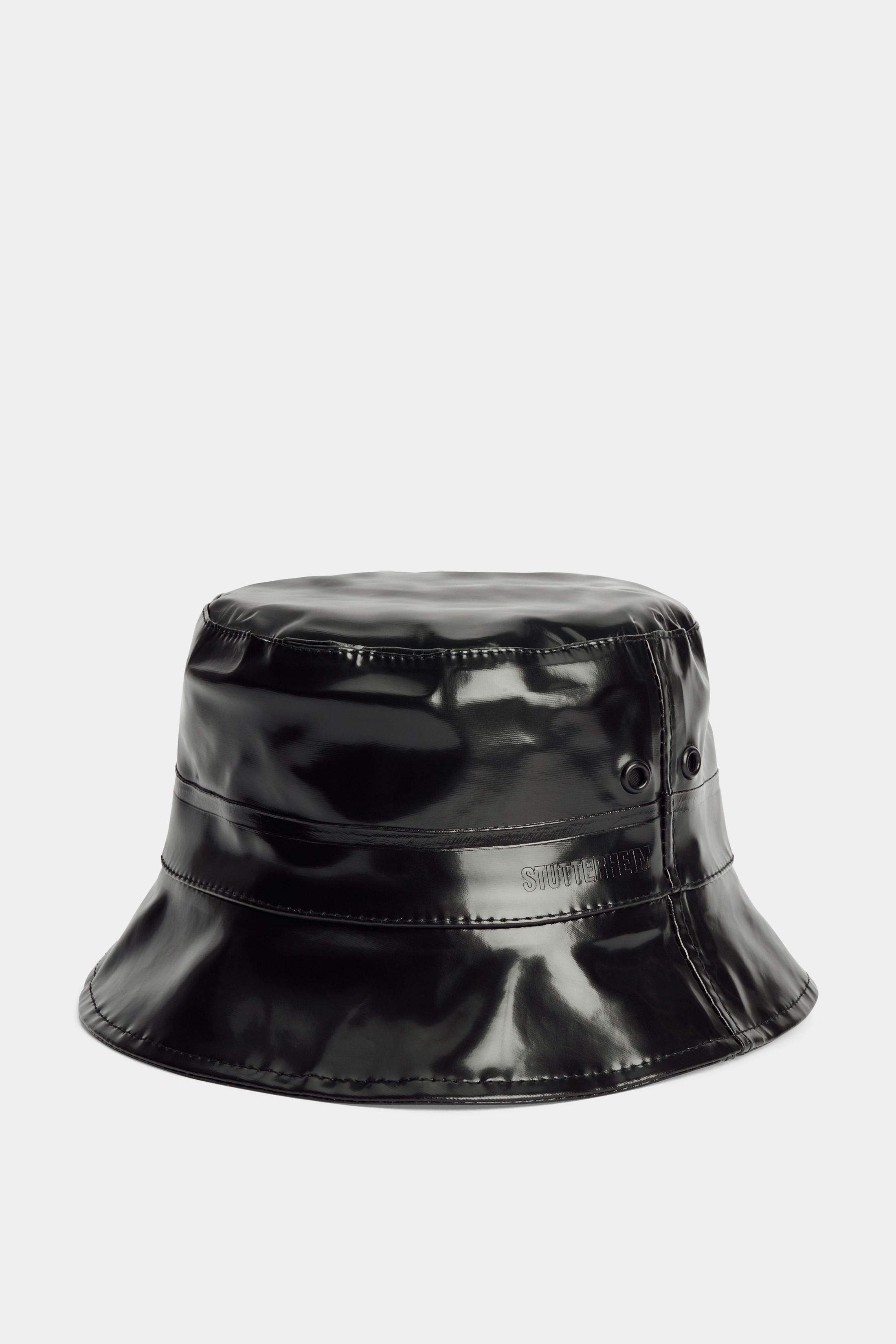 stutterheim beckholmen opal bucket hat black accessories hats-and-scarves bucket-hats