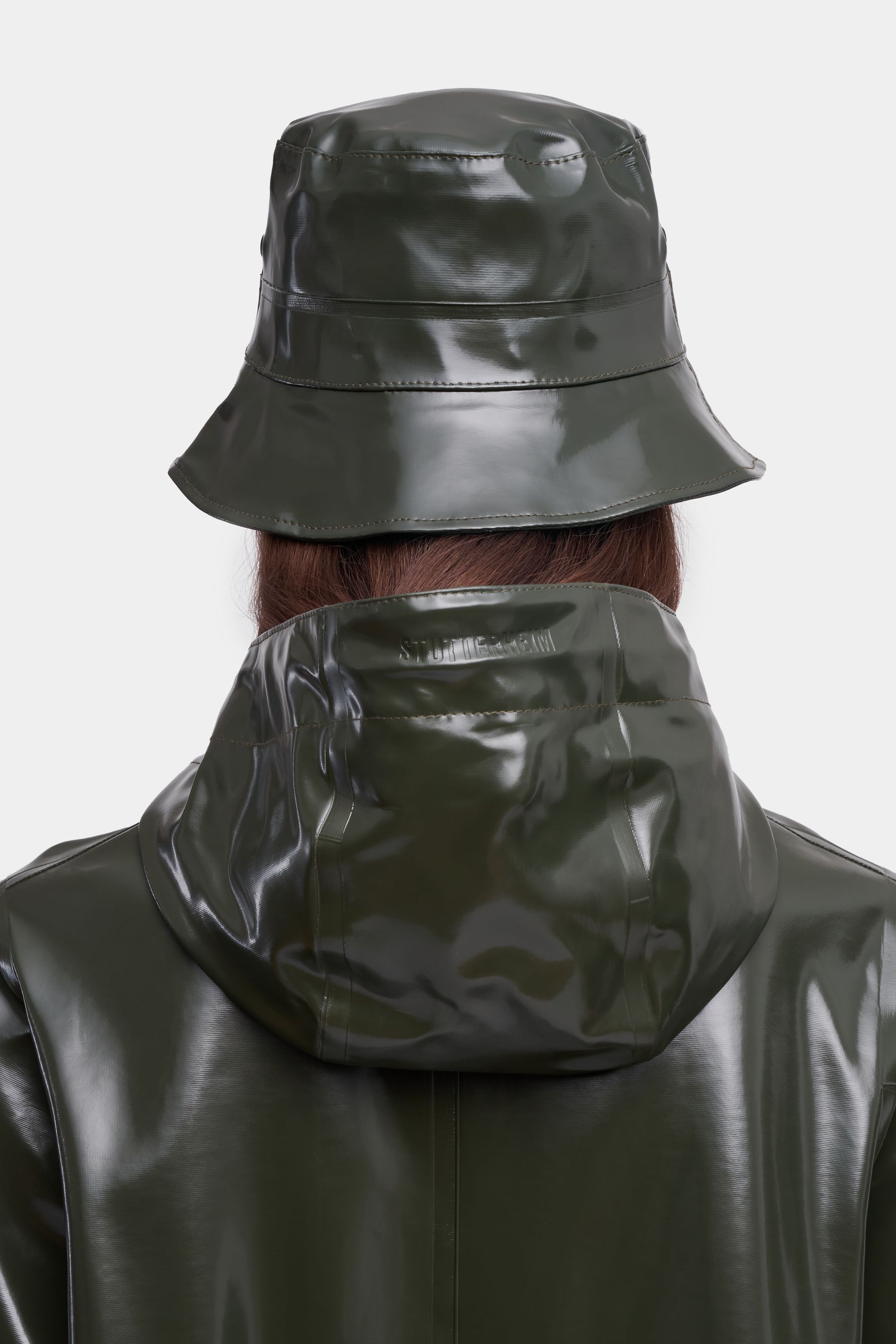 stutterheim beckholmen opal bucket hat green accessories hats-and-scarves bucket-hats