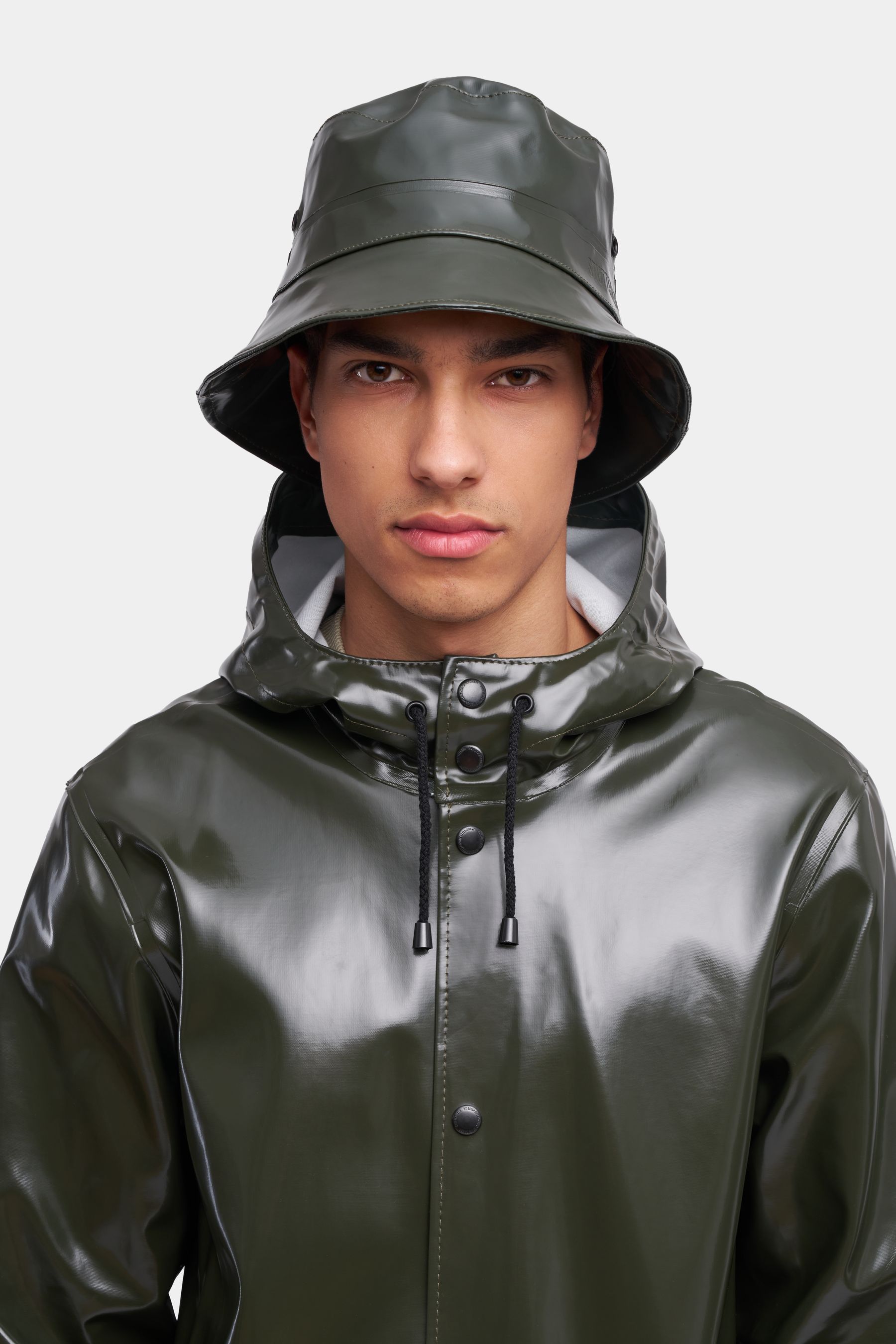 stutterheim beckholmen opal bucket hat green accessories hats-and-scarves bucket-hats