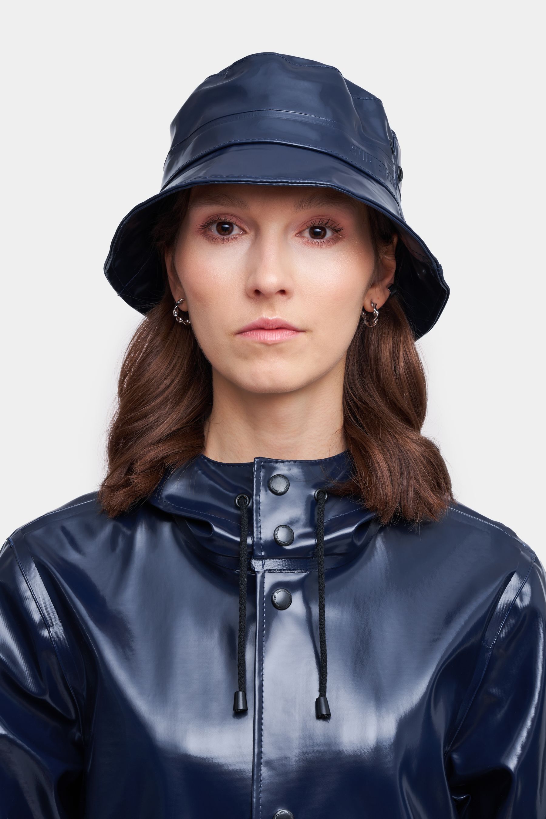 stutterheim beckholmen opal bucket hat navy accessories hats-and-scarves bucket-hats