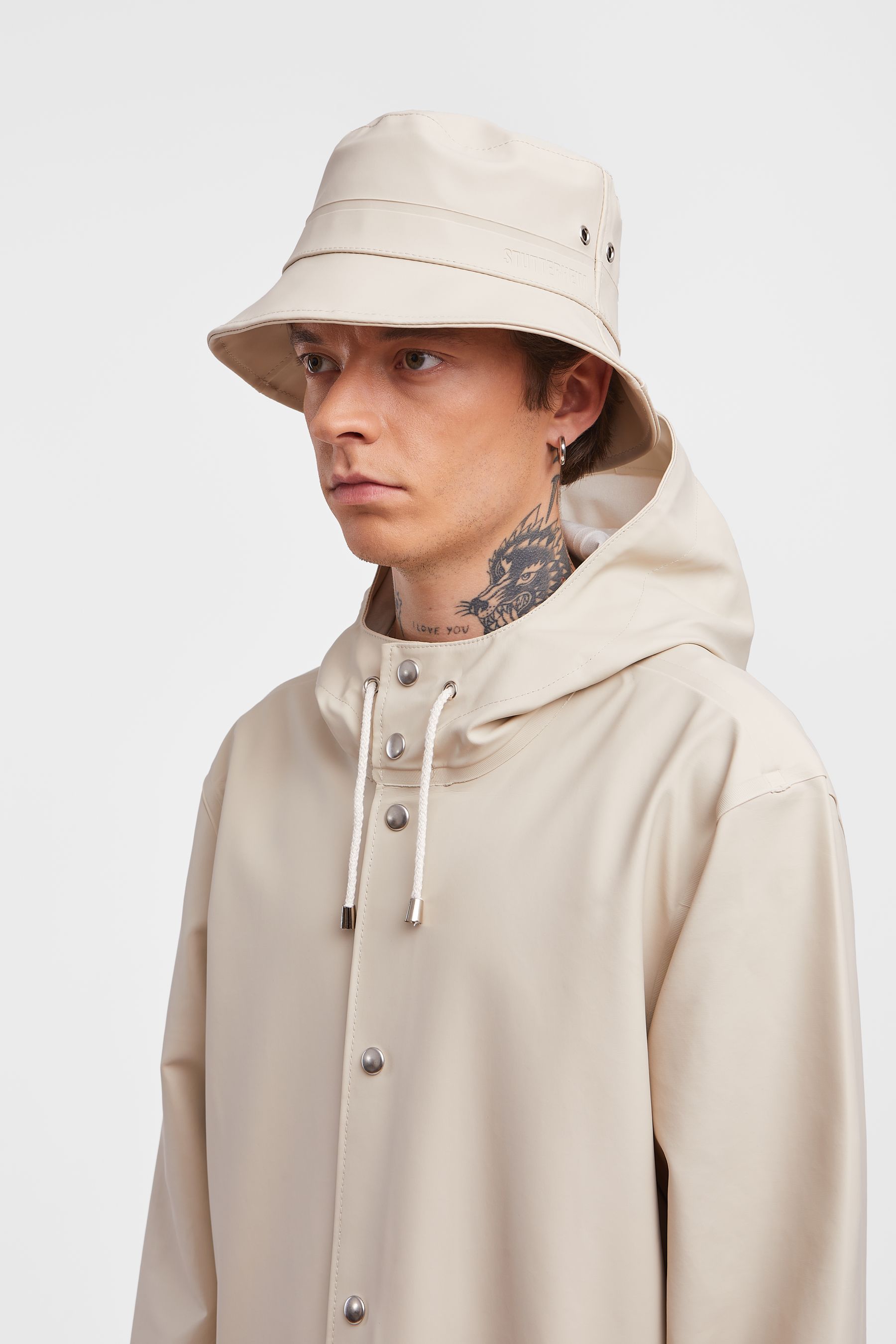 stutterheim beckholmen bucket hat oyster accessories hats-and-scarves bucket-hats