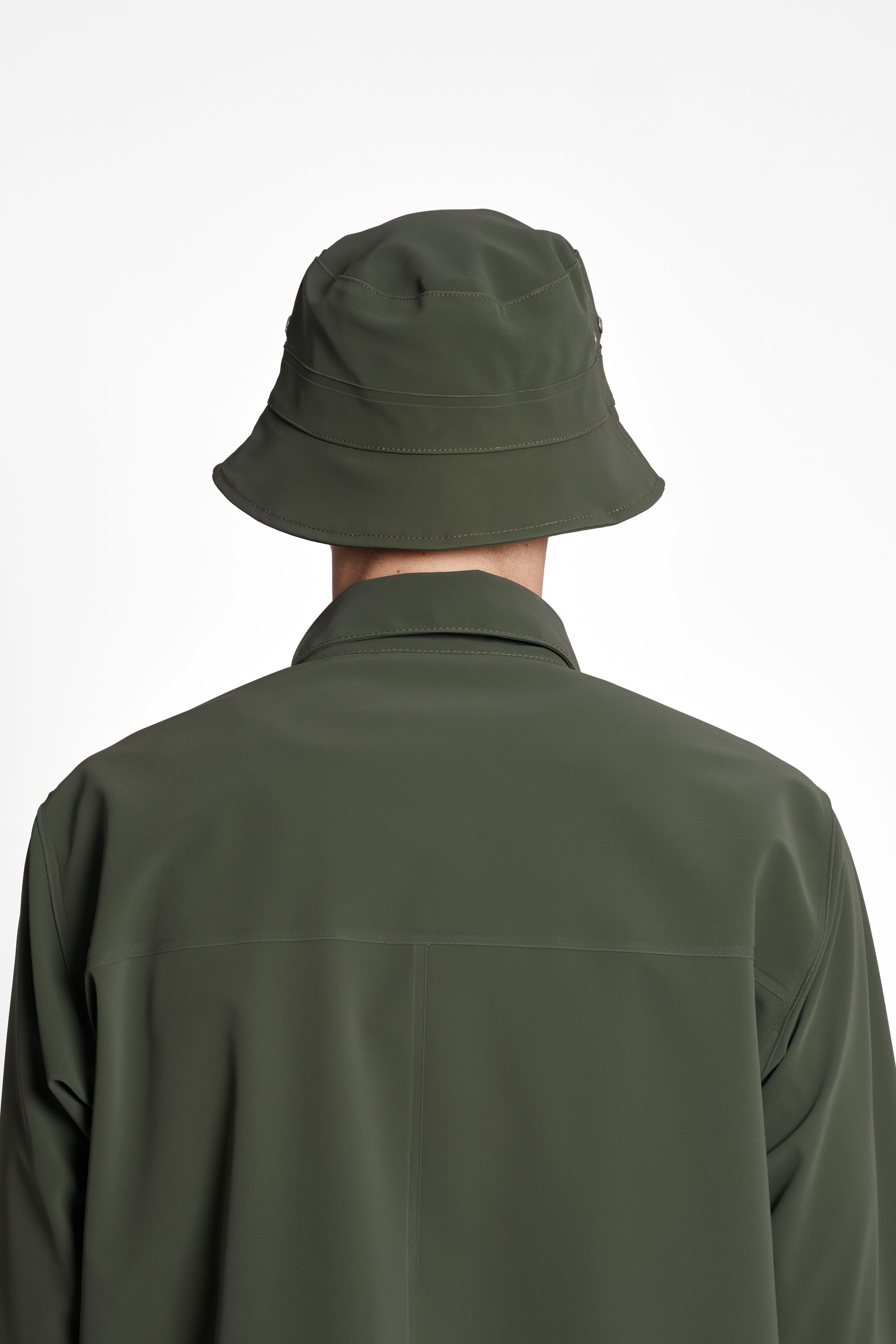 stutterheim beckholmen matte bucket hat green accessories hats-and-scarves bucket-hats