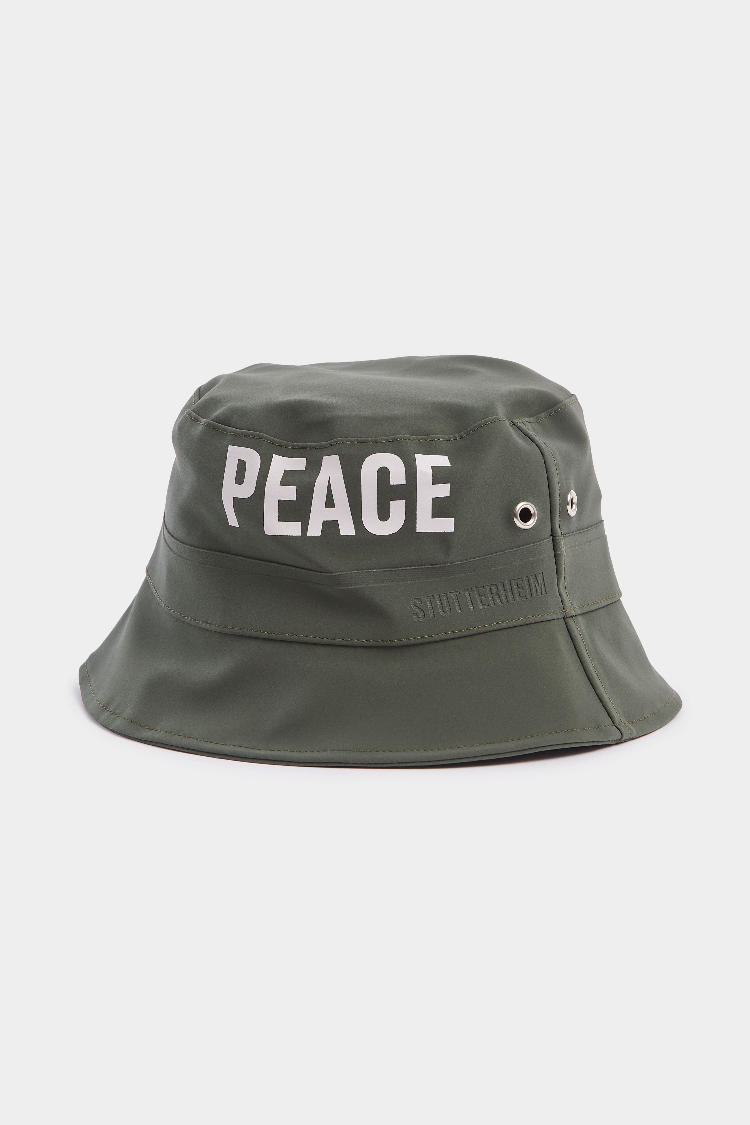 stutterheim beckholmen matte bucket hat dark green accessories hats-and-scarves bucket-hats