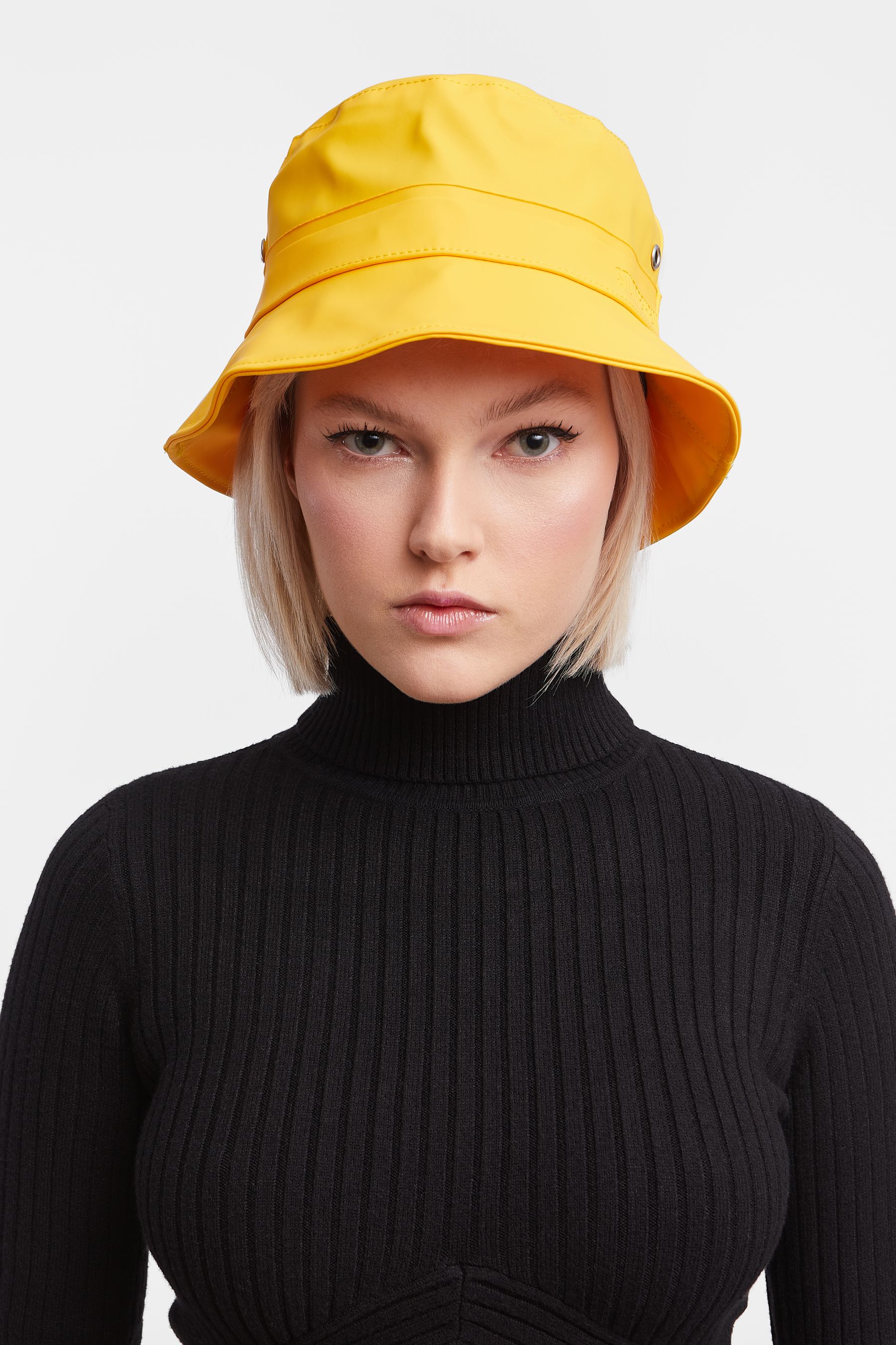 stutterheim beckholmen bucket hat yellow accessories hats-and-scarves bucket-hats