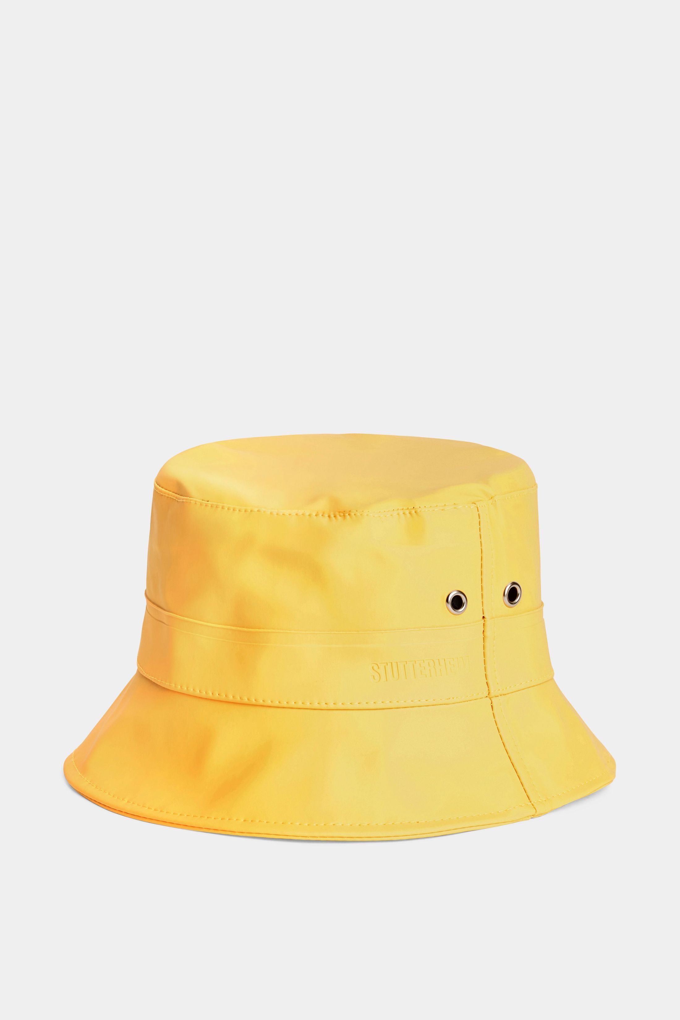 stutterheim beckholmen bucket hat yellow accessories hats-and-scarves bucket-hats