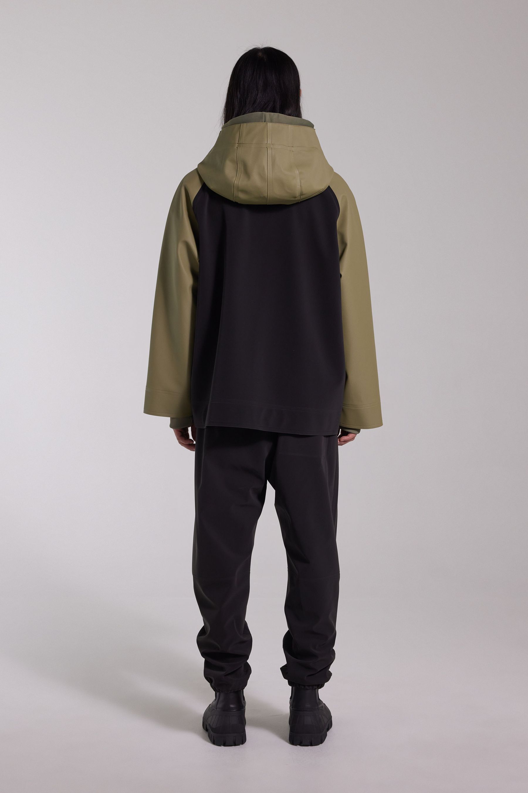 stutterheim bergamo hooded jacket aloe men jackets raincoats