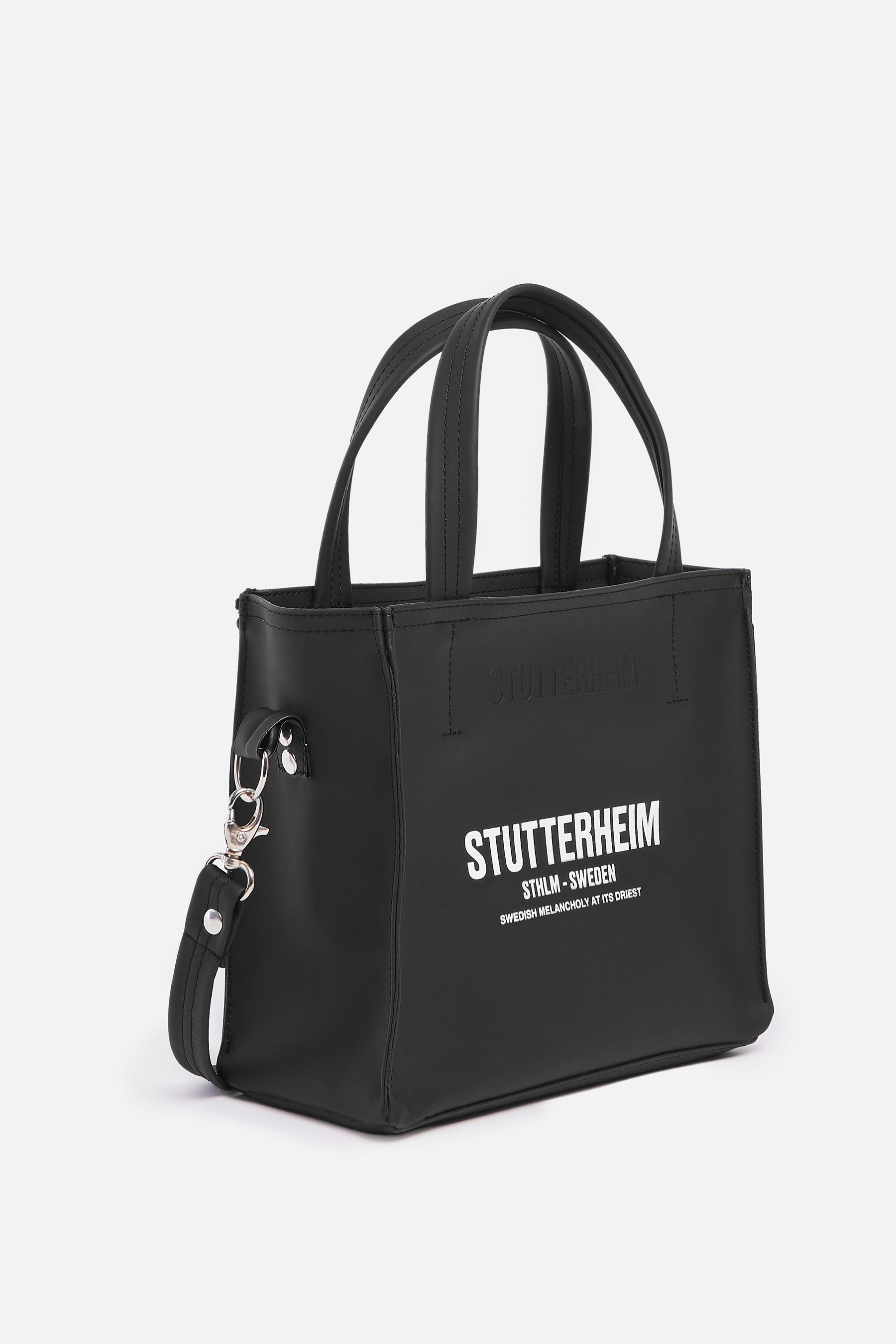 stutterheim biblio bag black accessories bags handbags