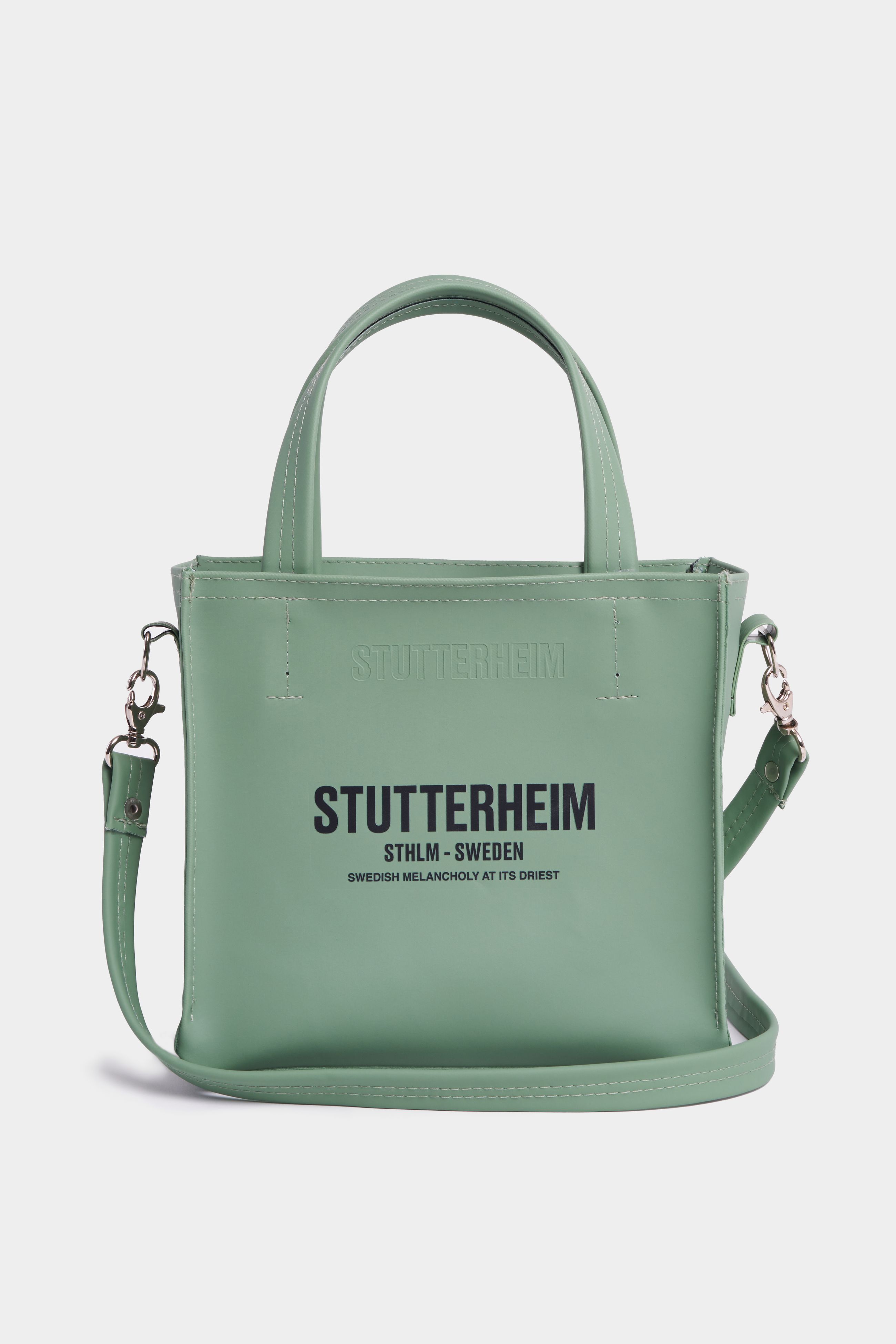 stutterheim biblio bag loden green accessories bags handbags