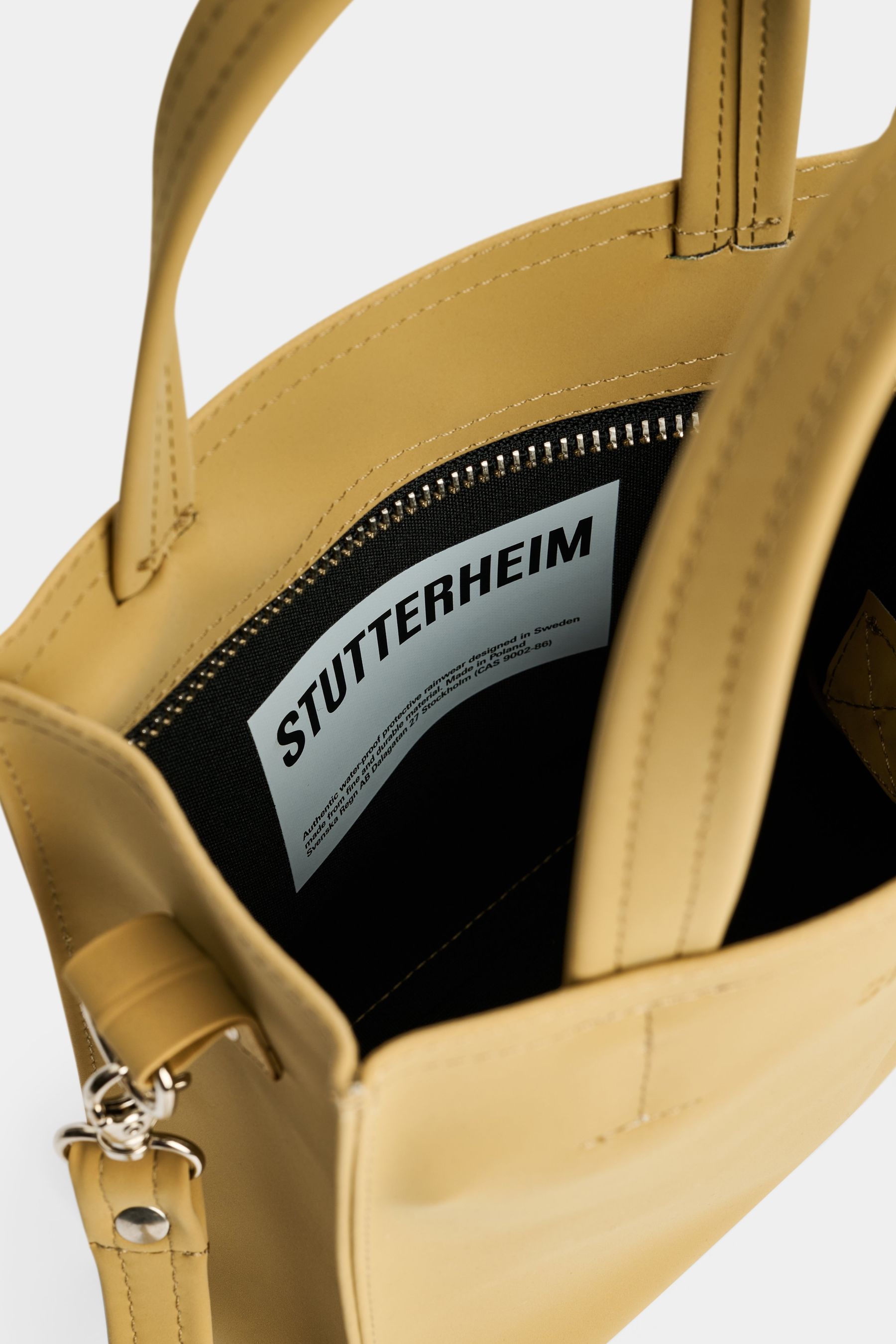 stutterheim biblio bag matte sand accessories bags handbags