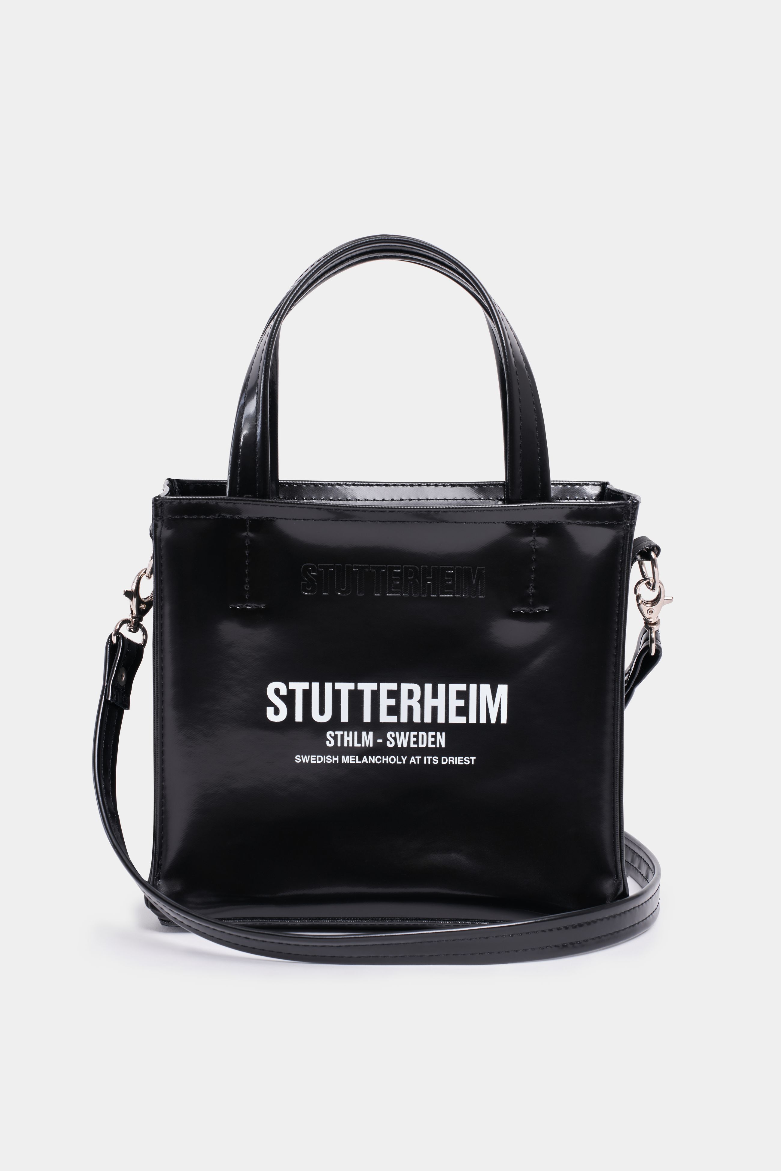 stutterheim biblio opal bag black accessories bags handbags