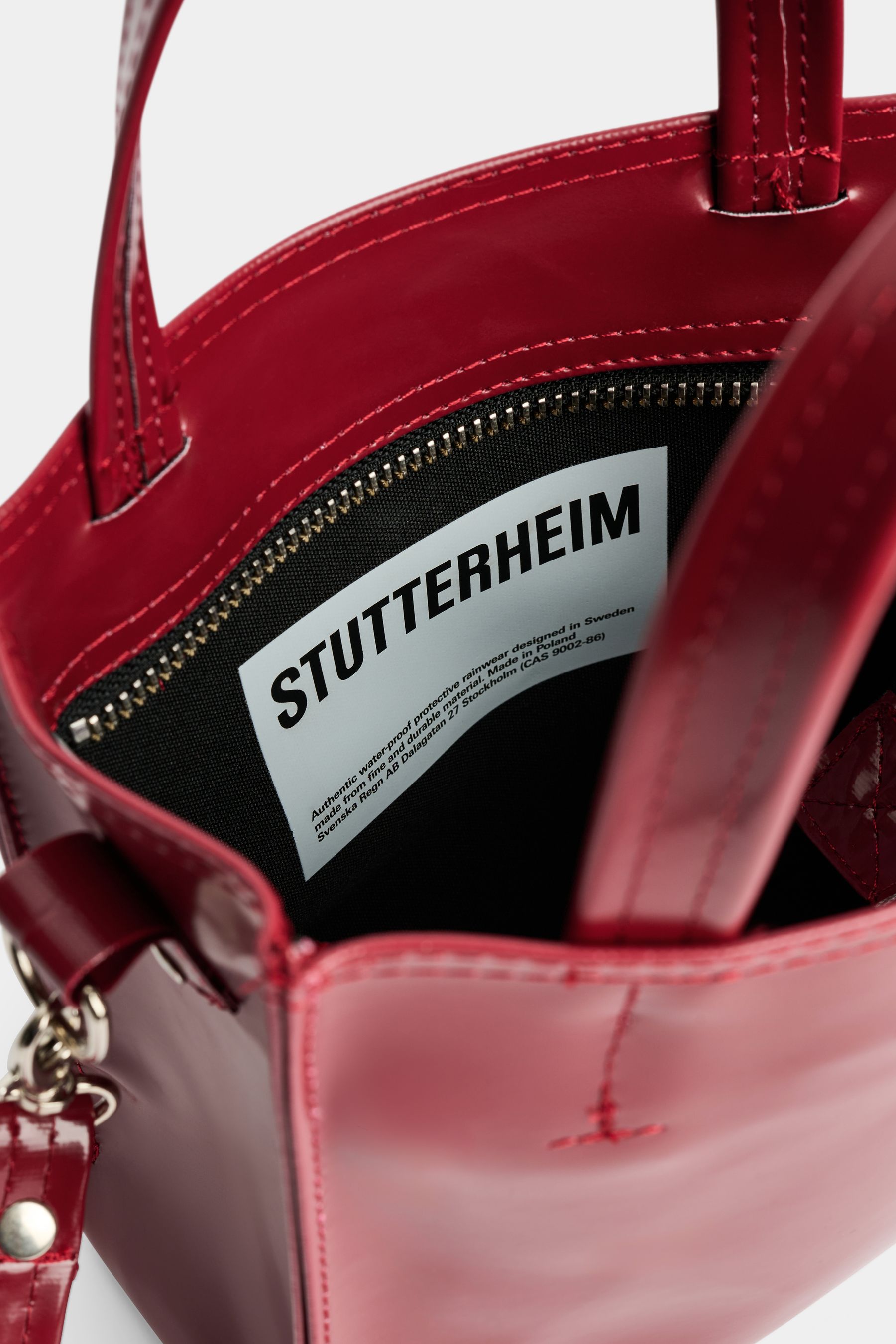stutterheim biblio bag opal burgundy accessories bags handbags