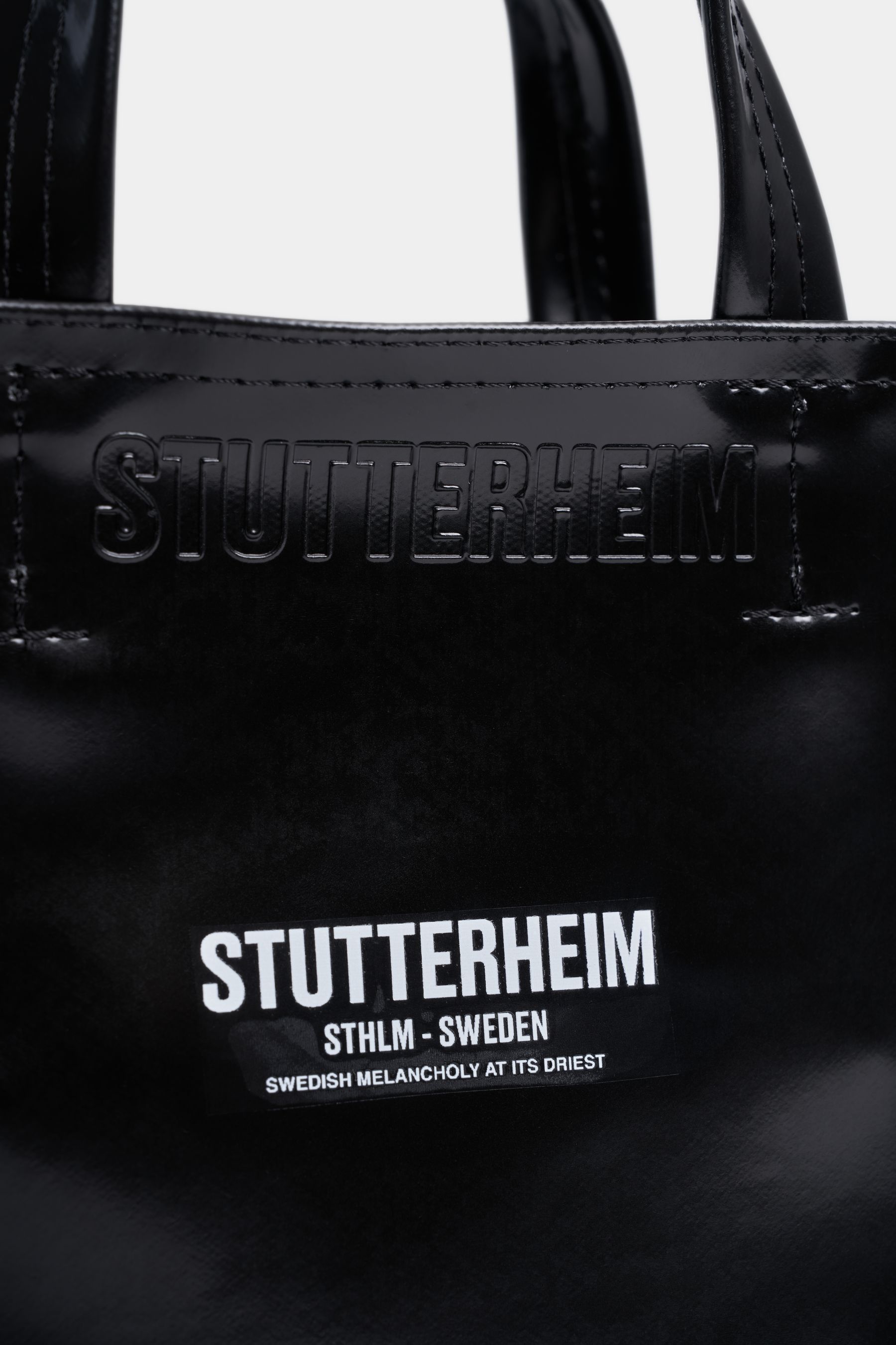 stutterheim biblio opal mini bag black accessories bags handbags