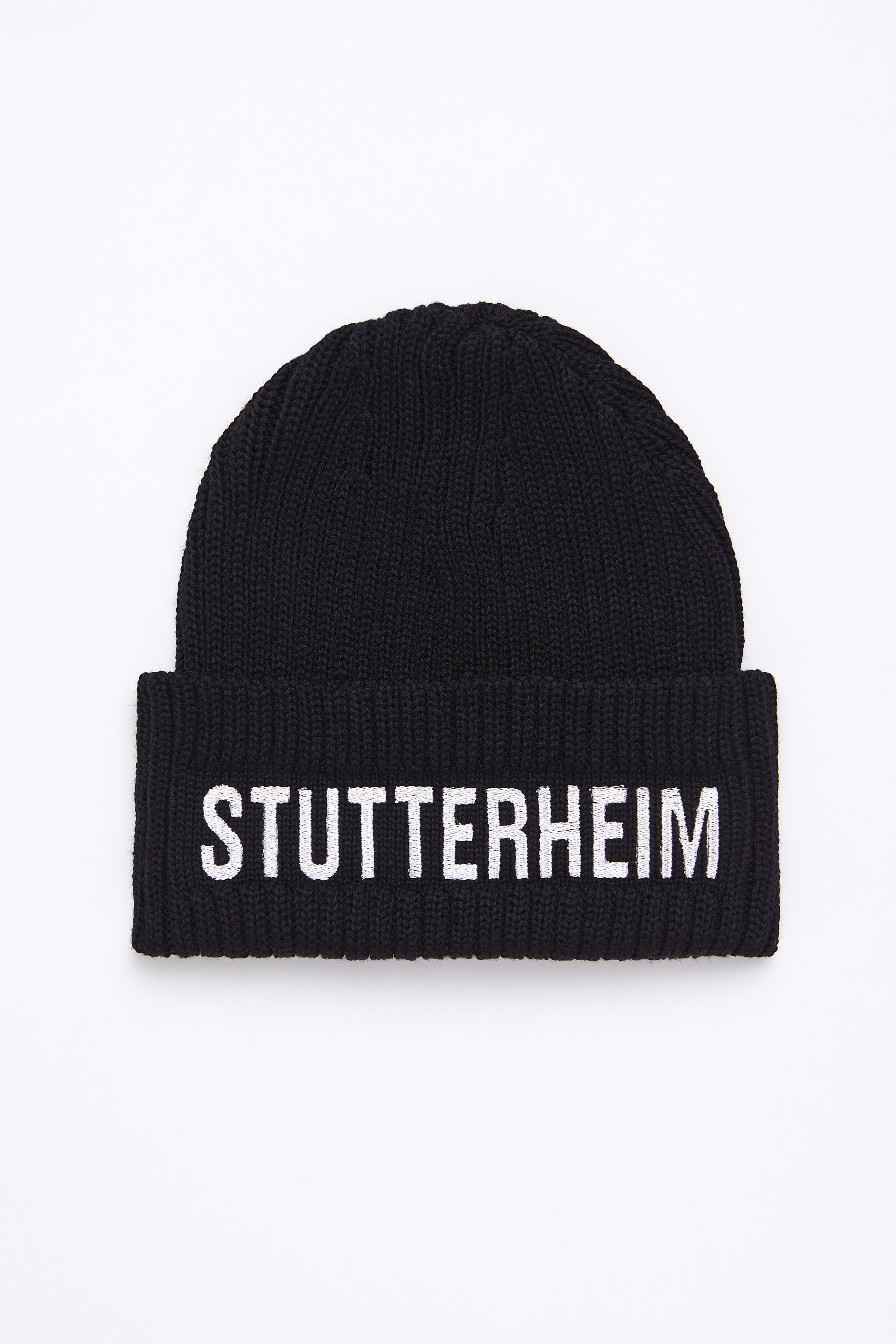 stutterheim big l beanie black accessories hats-and-scarves beanies