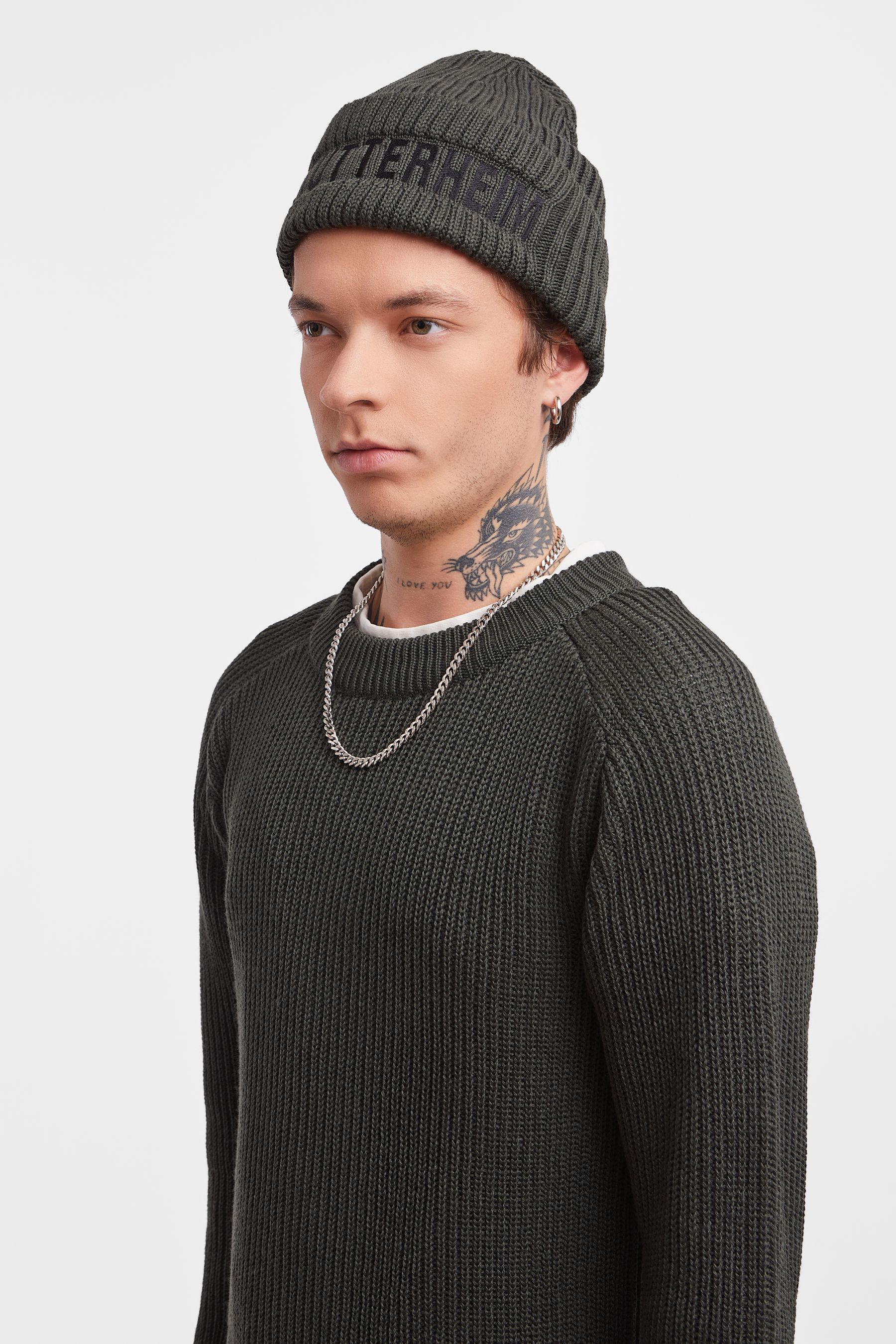 stutterheim big l beanie green accessories hats-and-scarves beanies