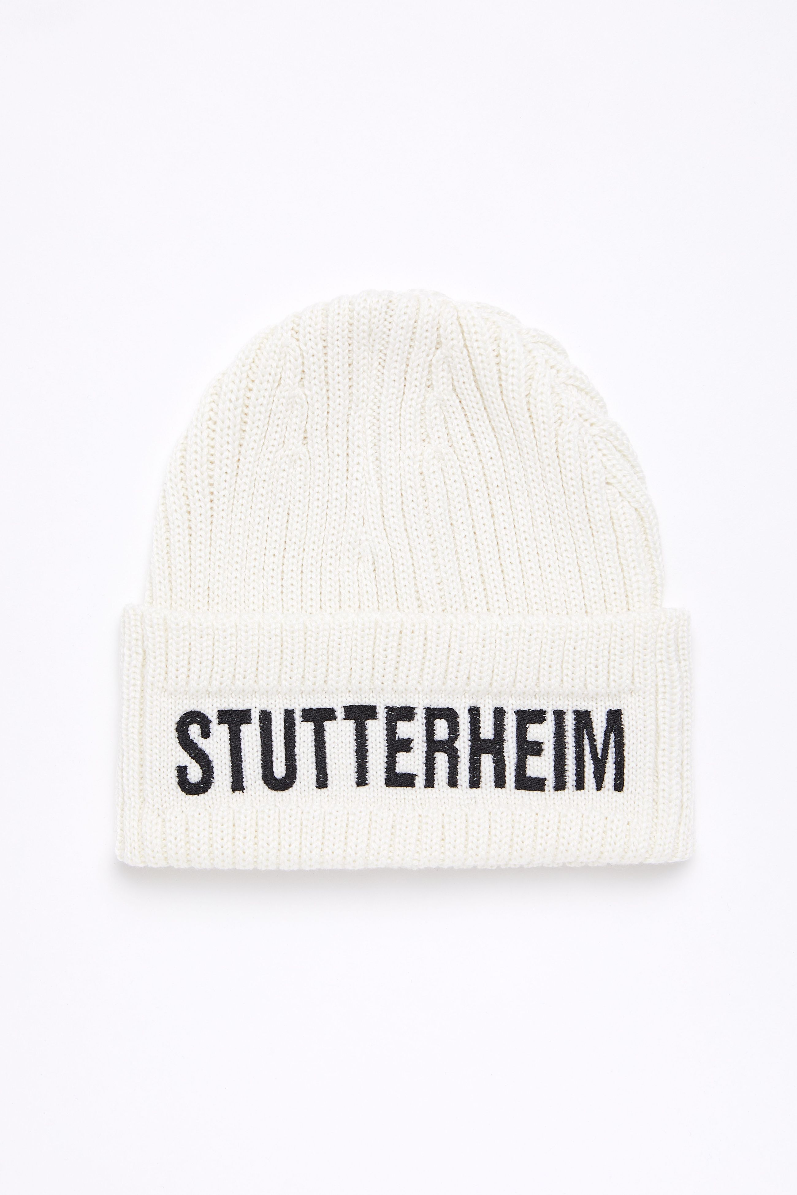 stutterheim big l beanie off-white accessories hats-and-scarves beanies