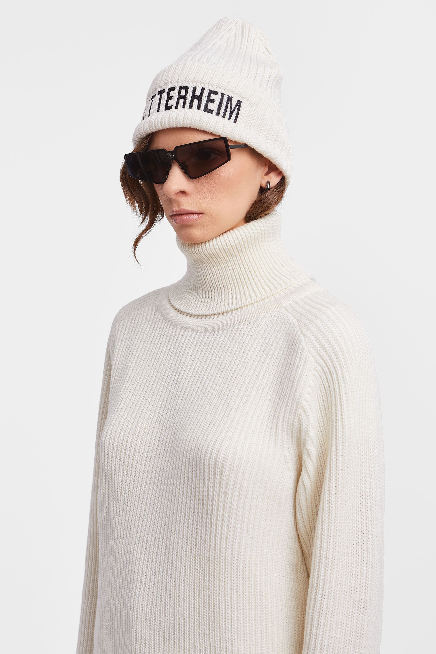 stutterheim big l beanie off-white accessories hats-and-scarves beanies