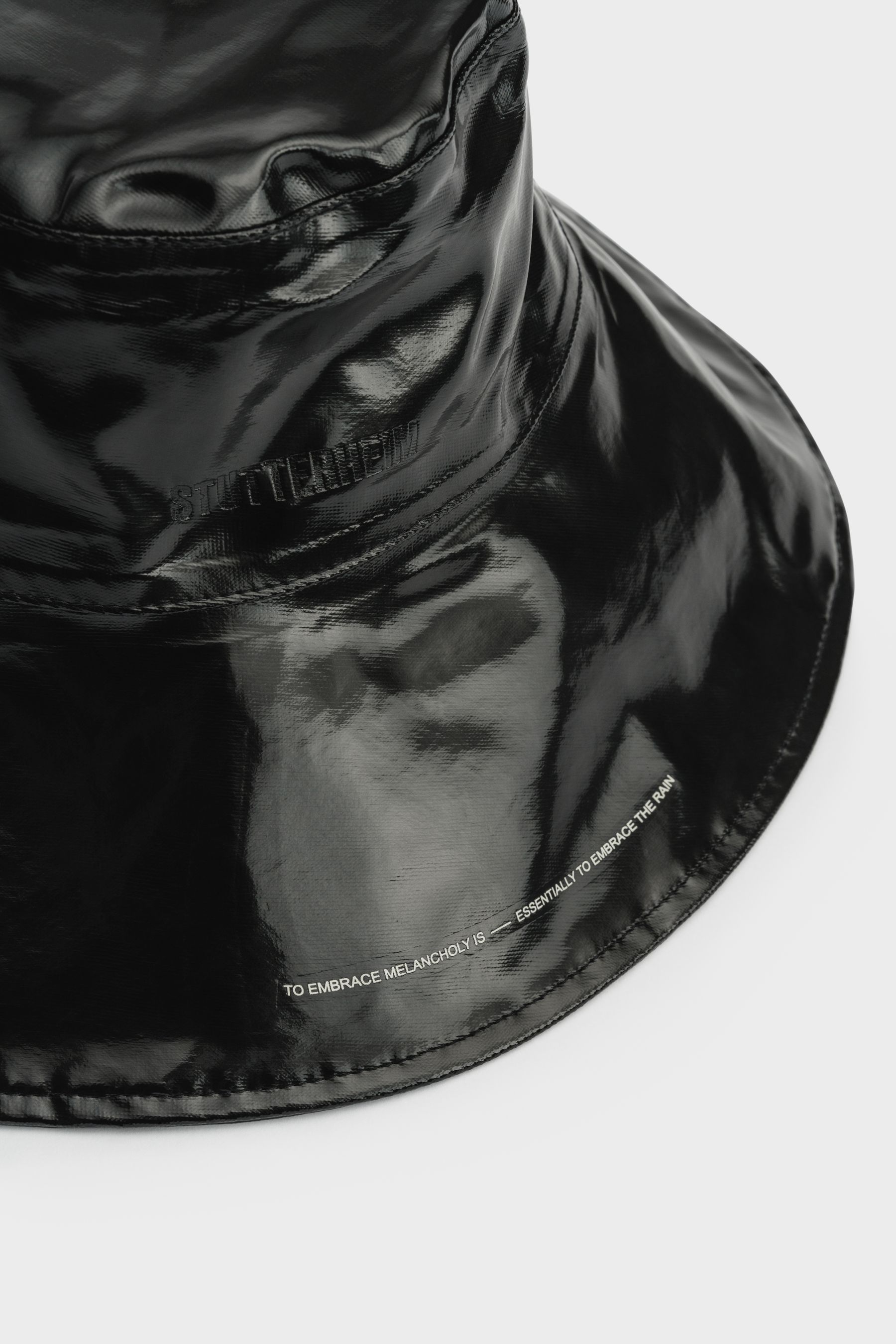 stutterheim bockholmen opal bucket hat black accessories hats-and-scarves bucket-hats