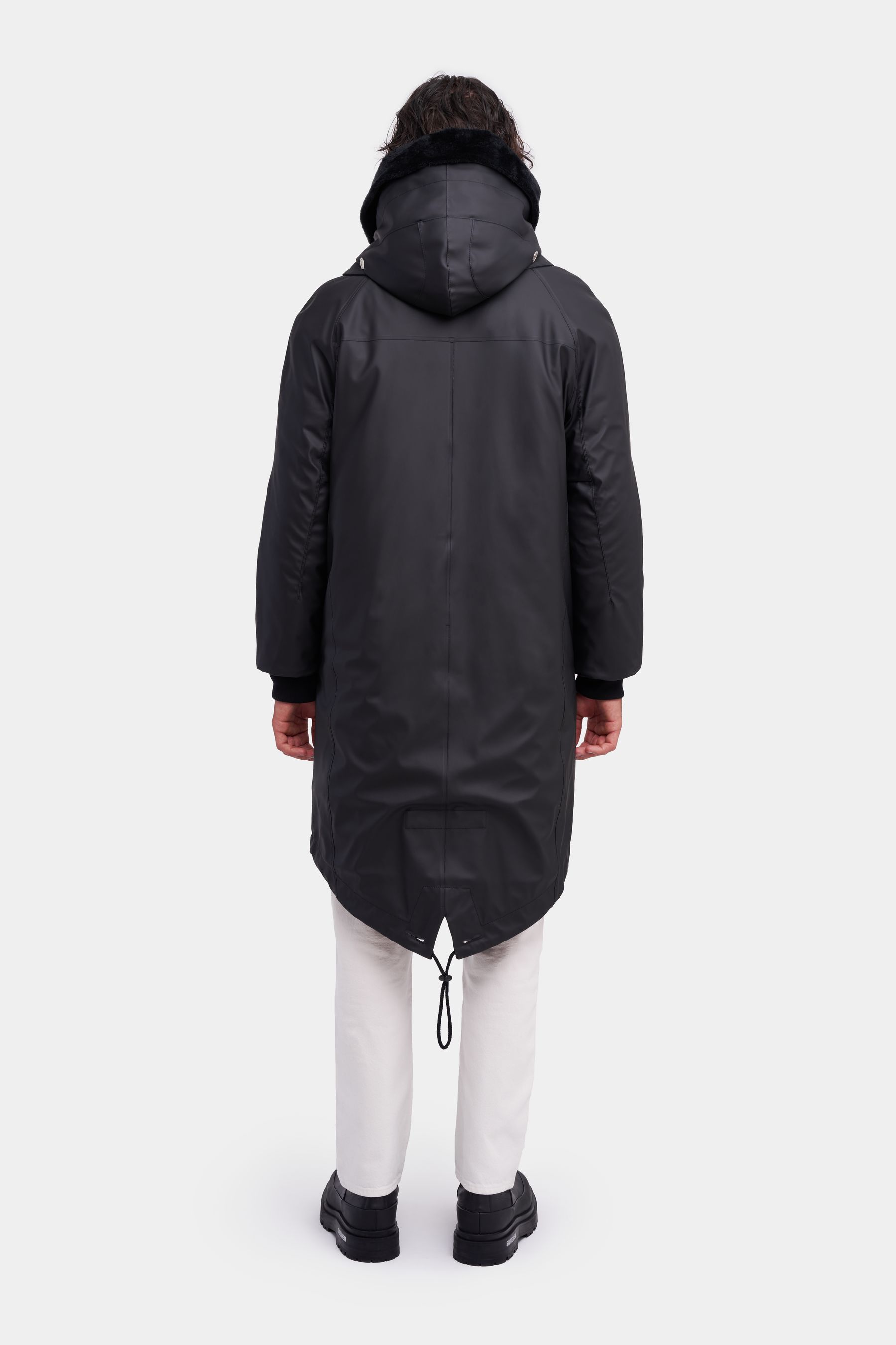 stutterheim kalix parka black men jackets winter-coats