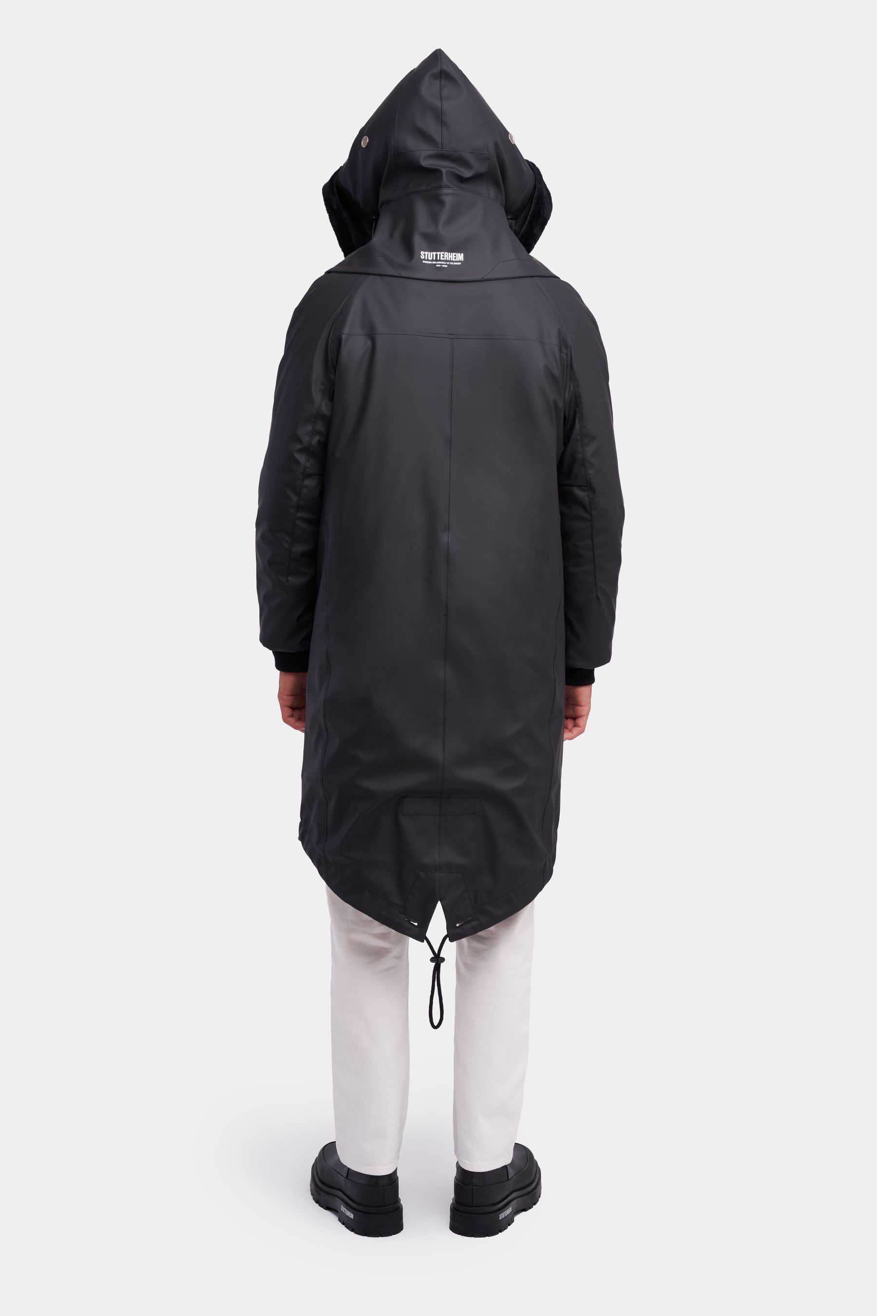 stutterheim kalix parka black men jackets winter-coats