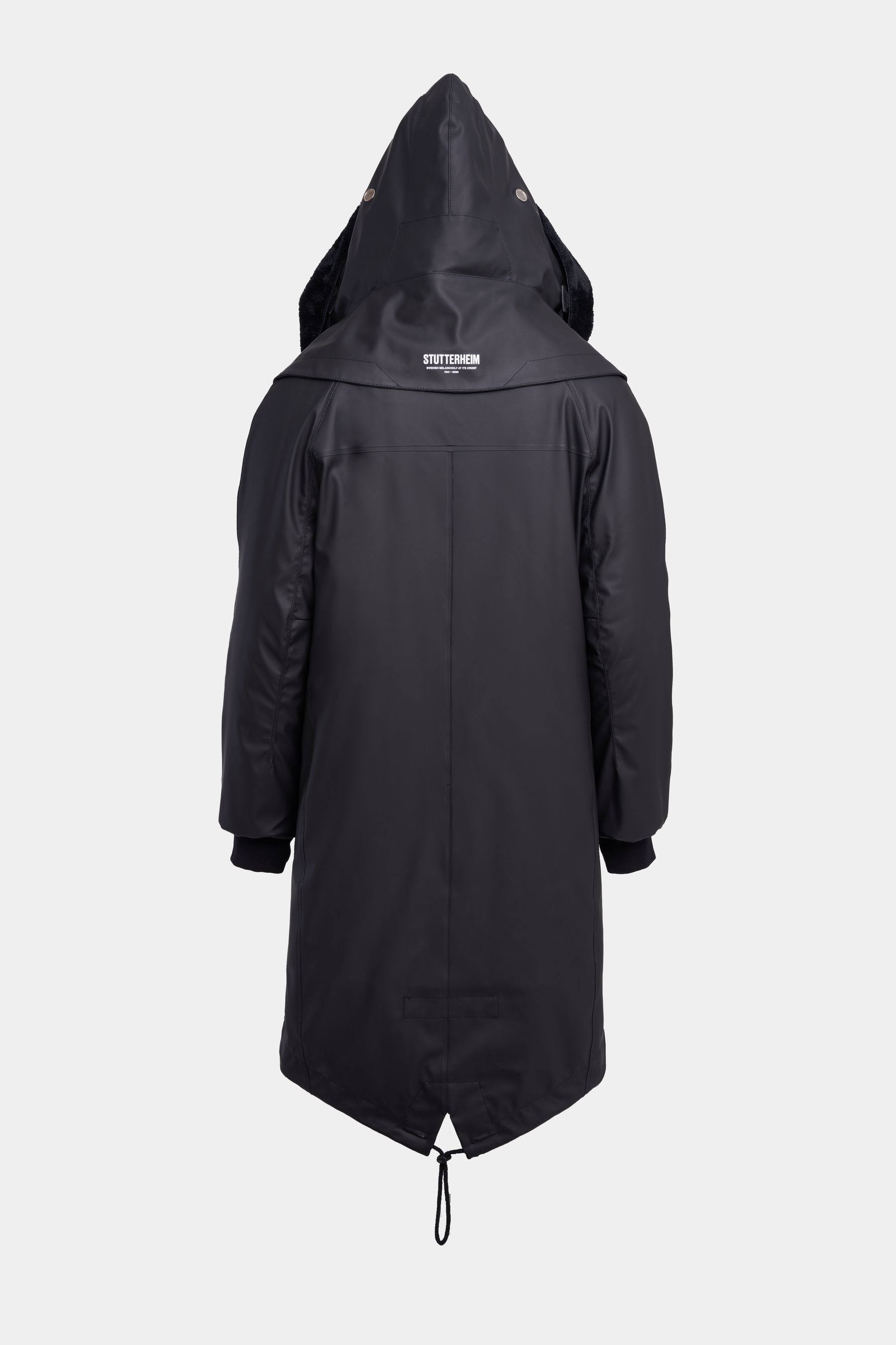 stutterheim kalix parka black men jackets winter-coats