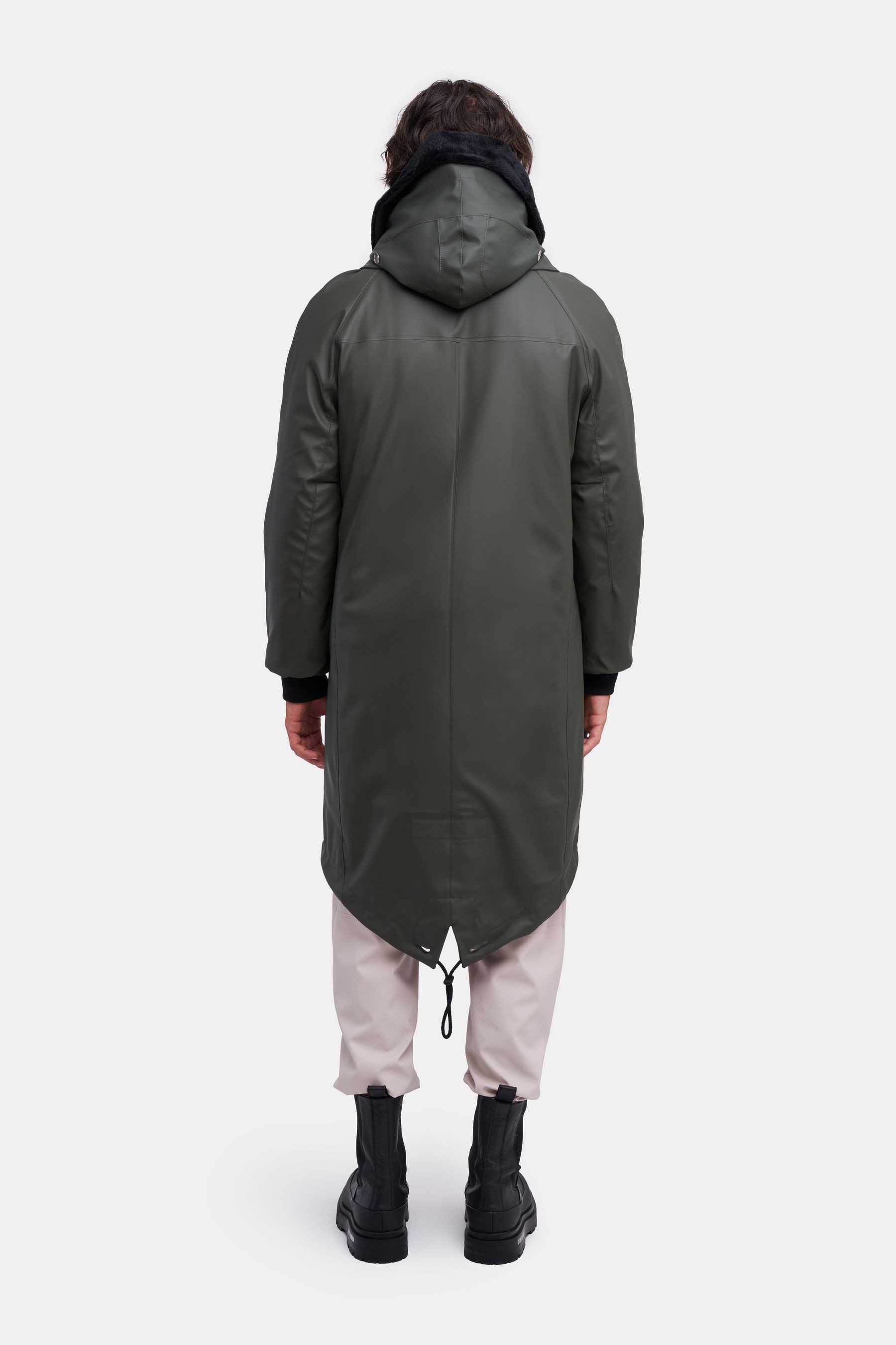 stutterheim kalix parka green men jackets winter-coats