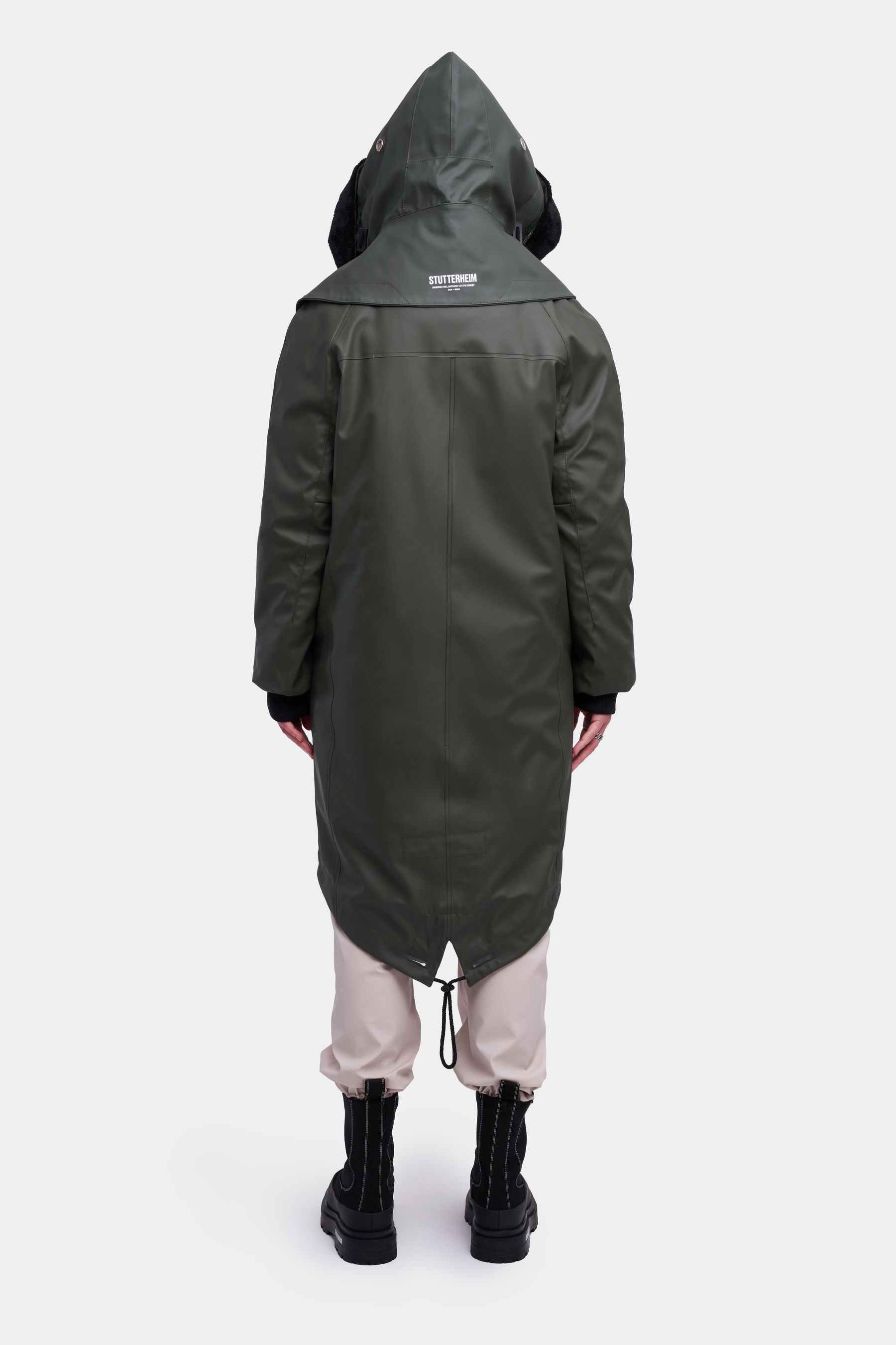 stutterheim kalix parka green men jackets winter-coats