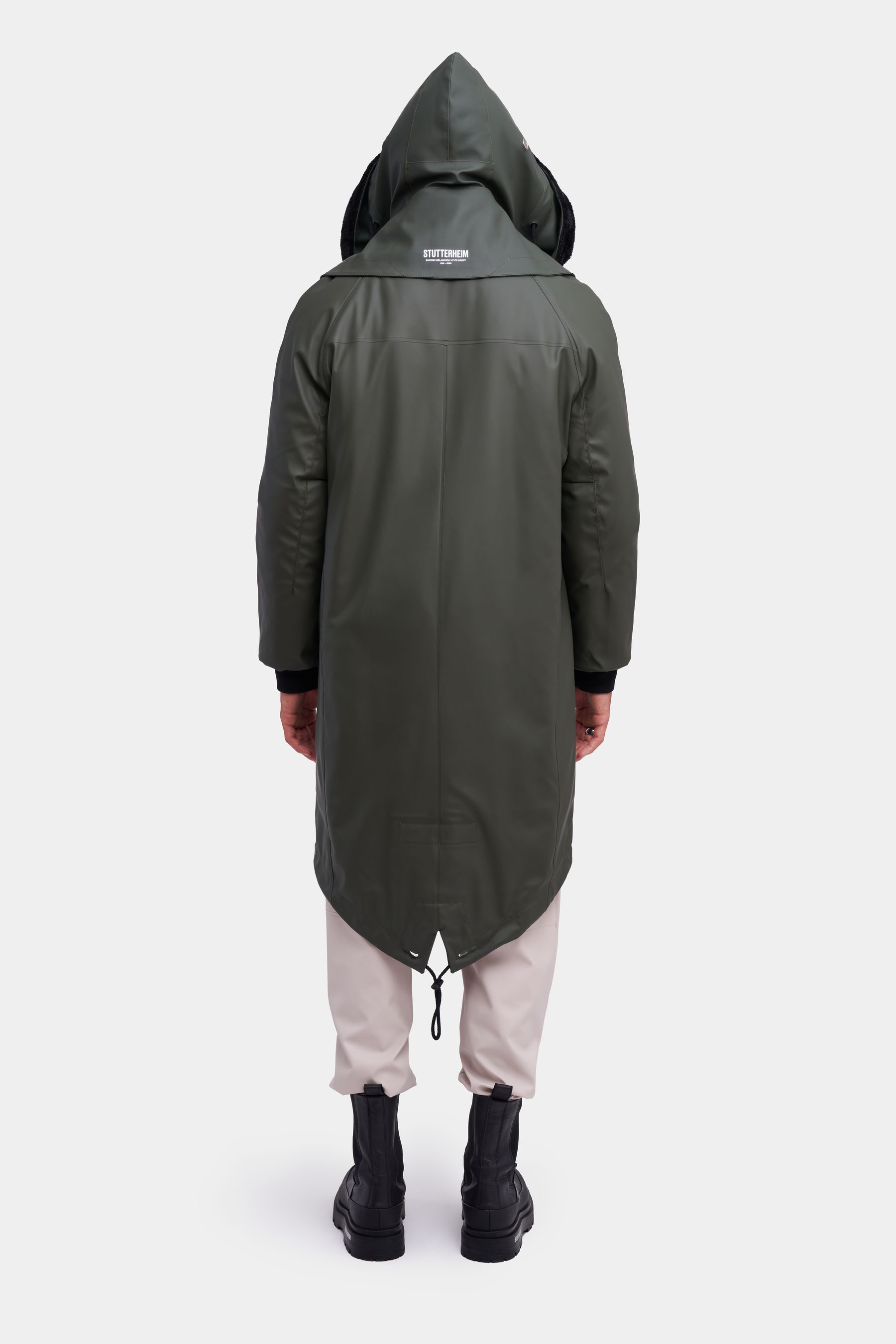 stutterheim kalix parka green men jackets winter-coats