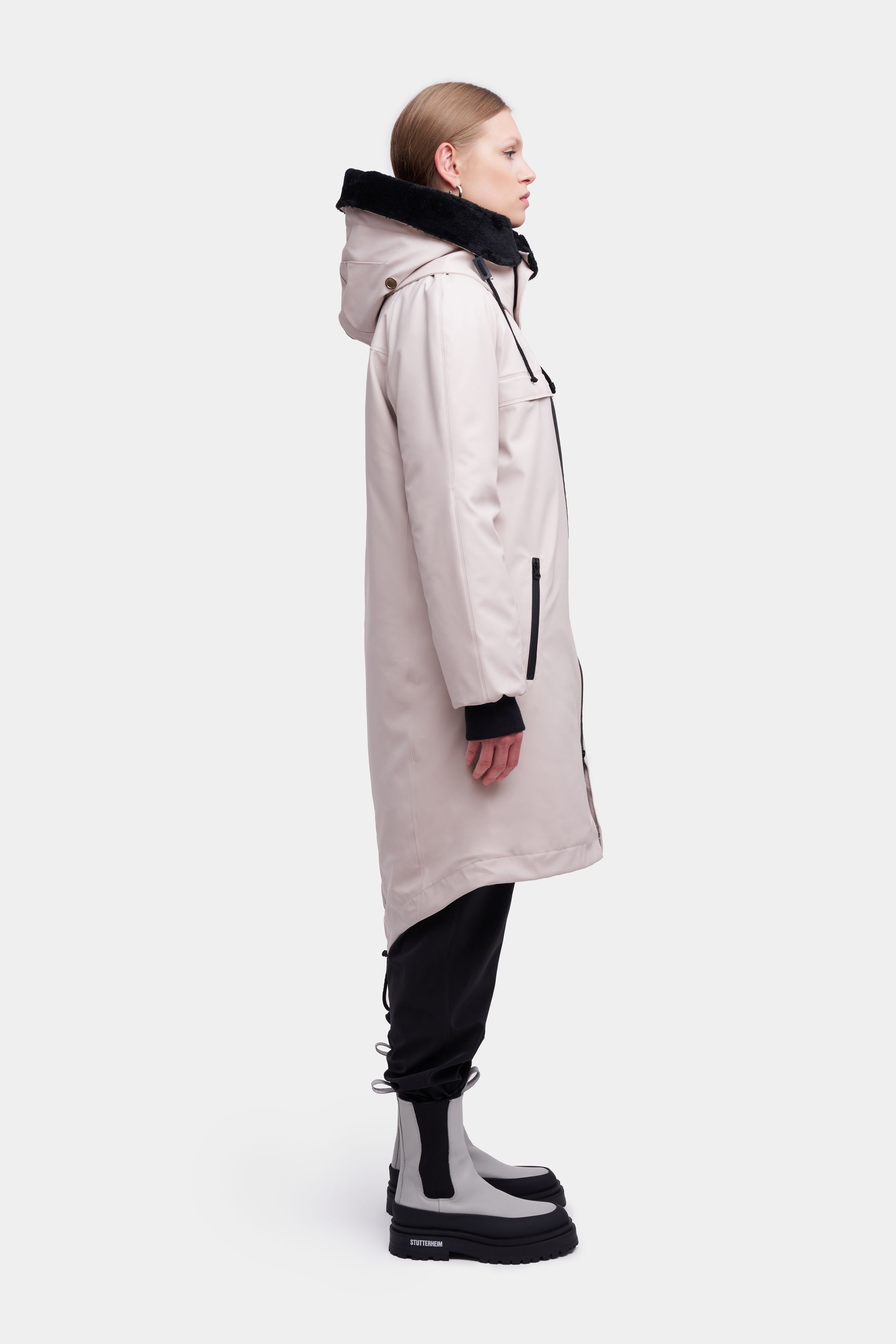 stutterheim kalix parka light sand men jackets winter-coats