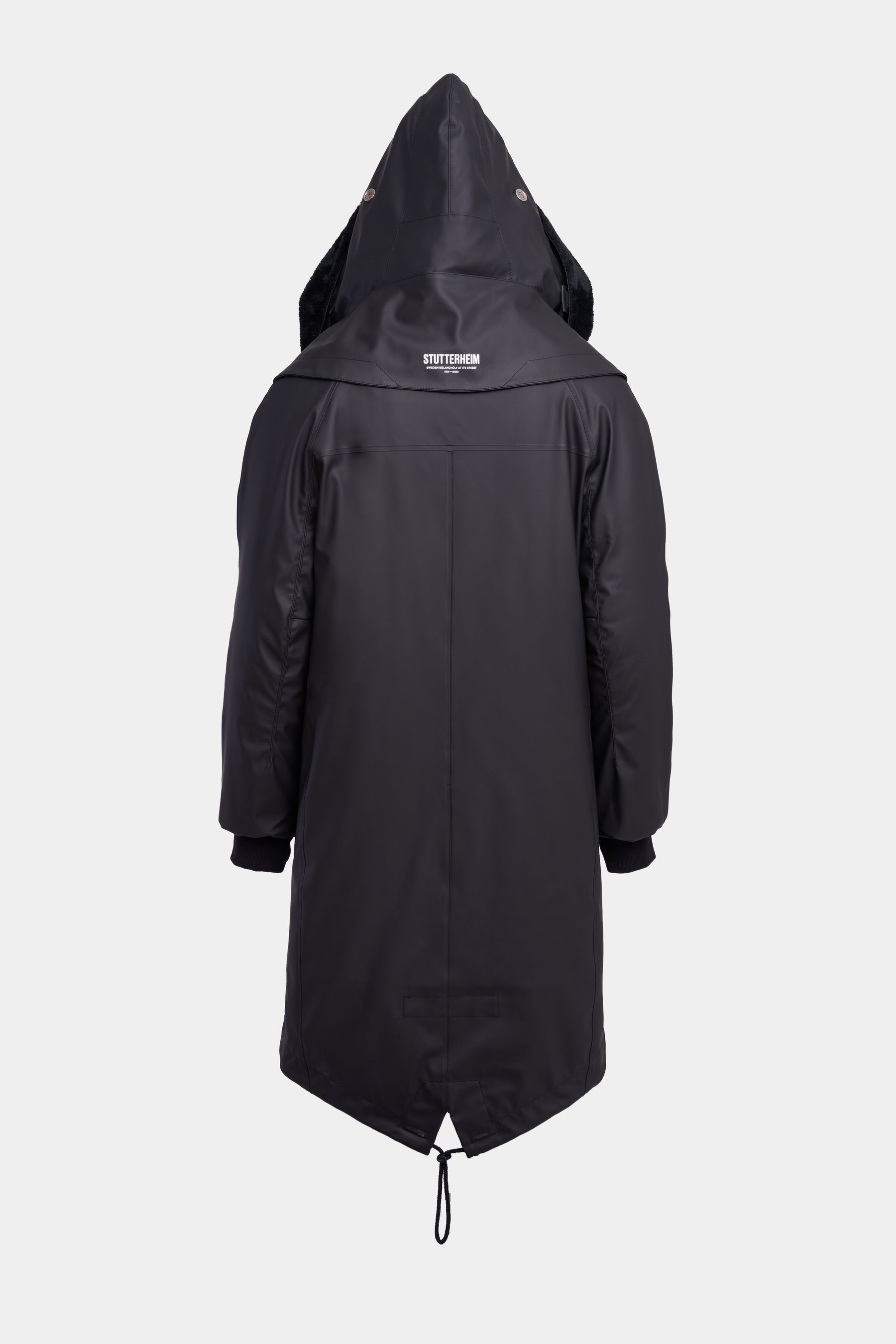 stutterheim kalix parka black women jackets winter-coats