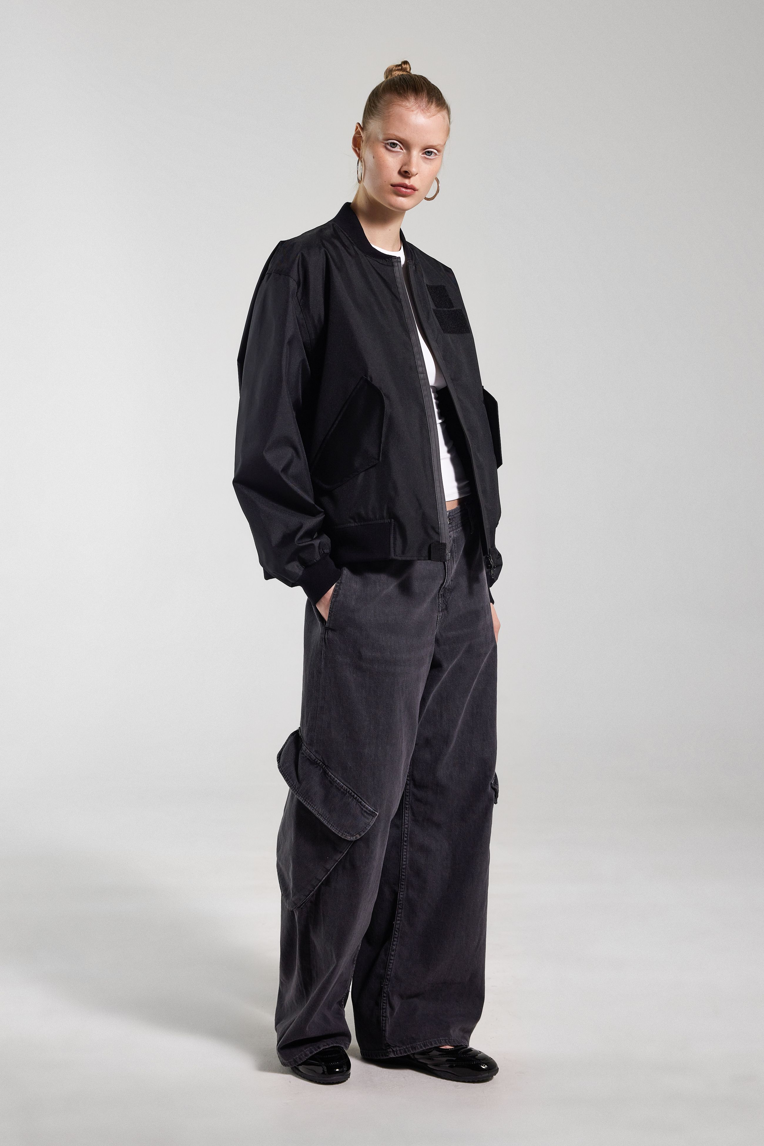 Stutterheim Bredsand Bomber Jacket In Black
