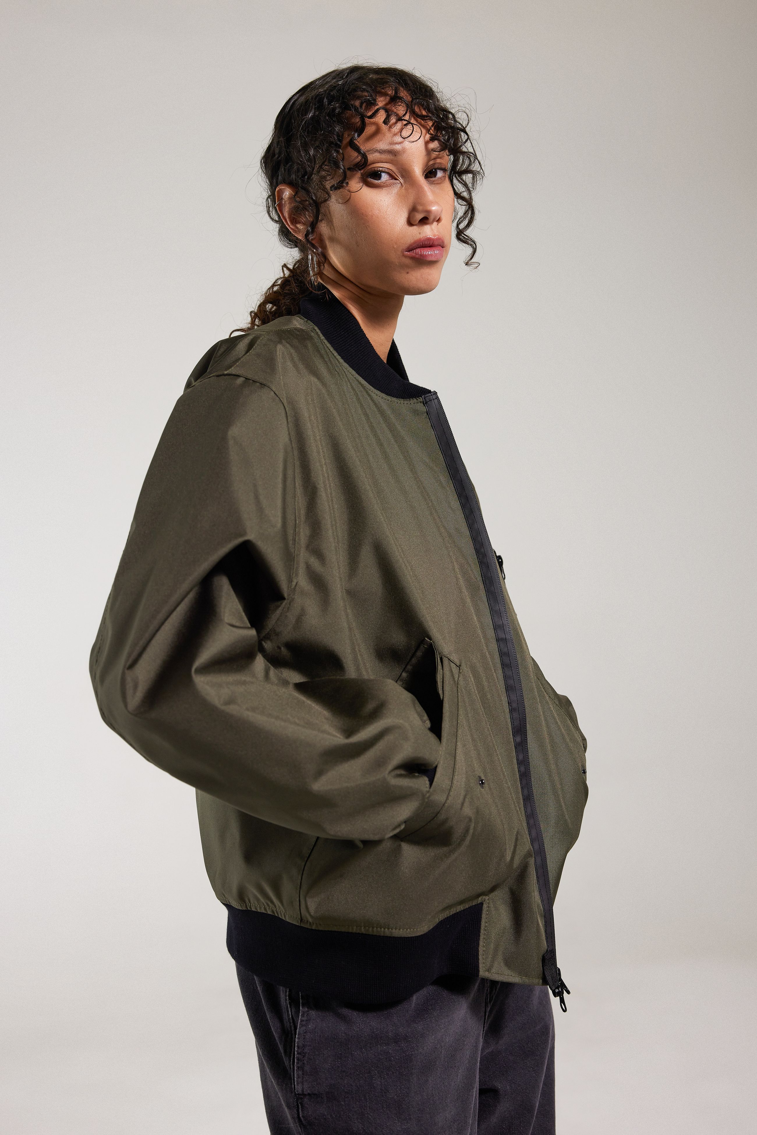 Stutterheim Bredsand Bomber Jacket Green